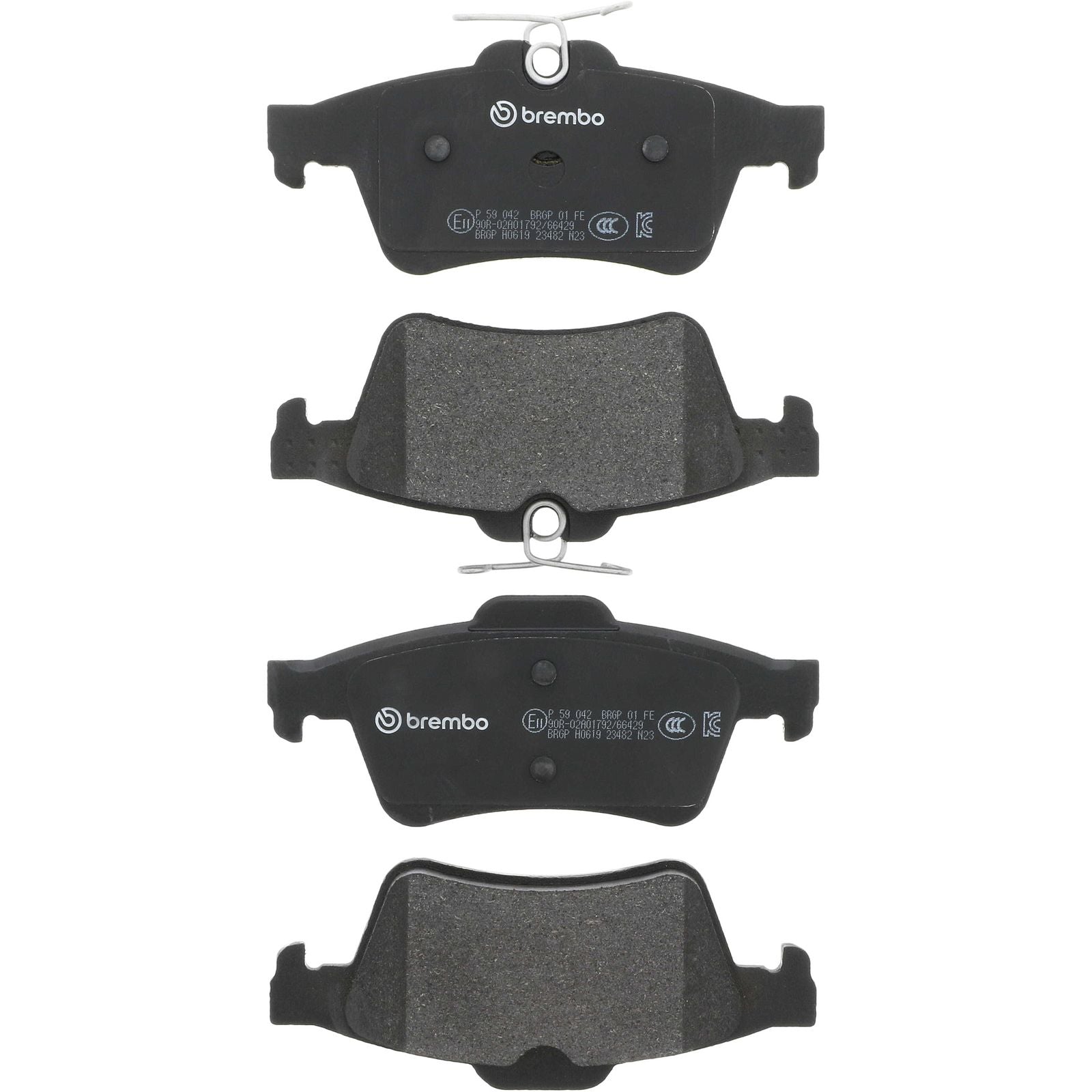 PRIME Low-Met Rear Disc Brake Pad Set - P59042_01