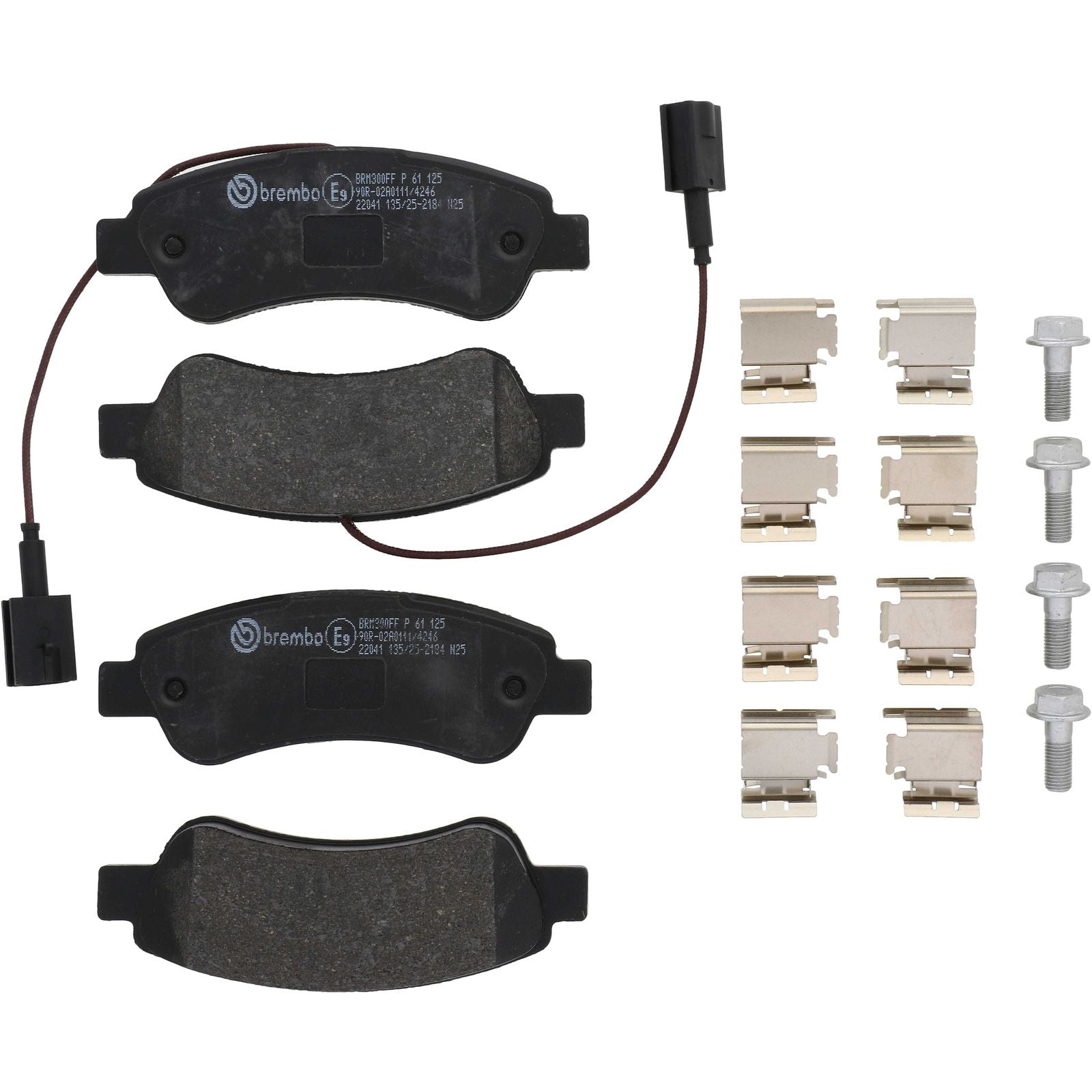 PRIME Low-Met Rear Disc Brake Pad Set - P61125_02