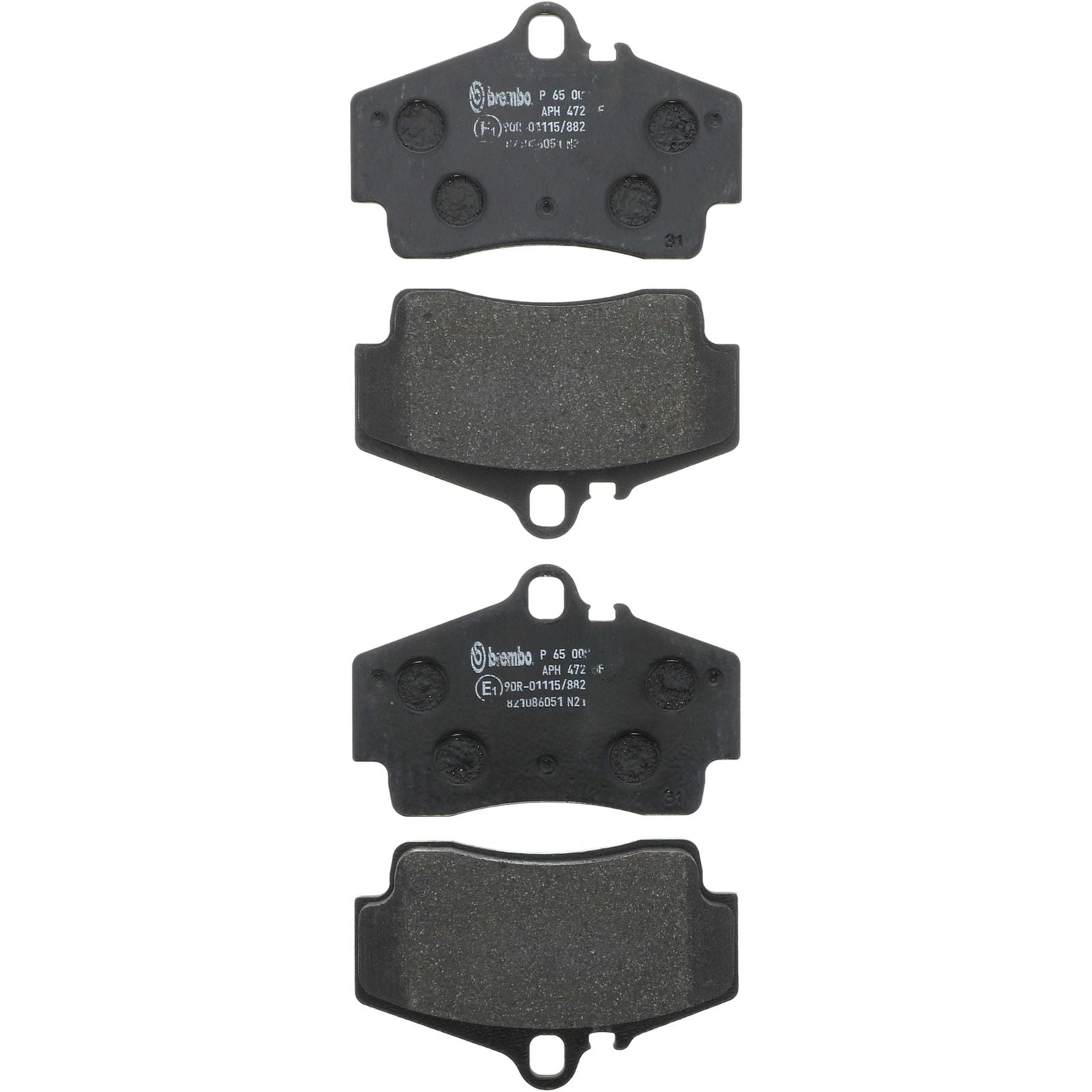 PRIME Low-Met Rear Disc Brake Pad Set - P65008_02