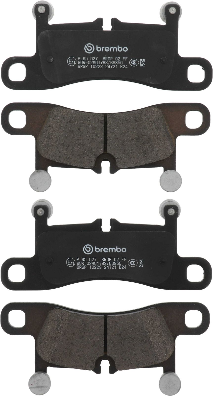 PRIME Low-Met Rear Disc Brake Pad Set - P65027_01