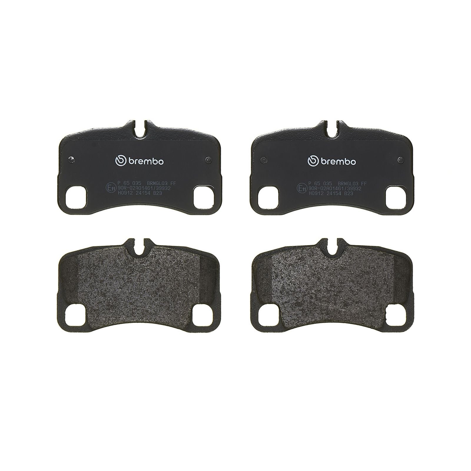 PRIME Low-Met Rear Disc Brake Pad Set - P65035_02