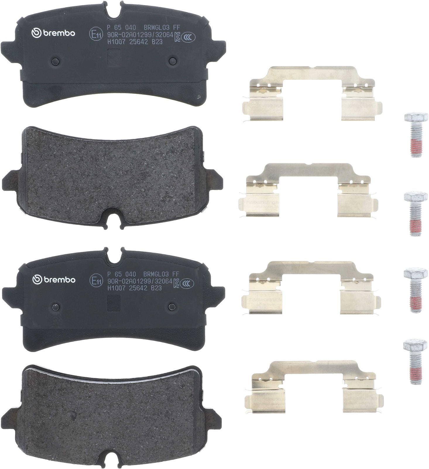 PRIME Low-Met Rear Disc Brake Pad Set - P65040_01