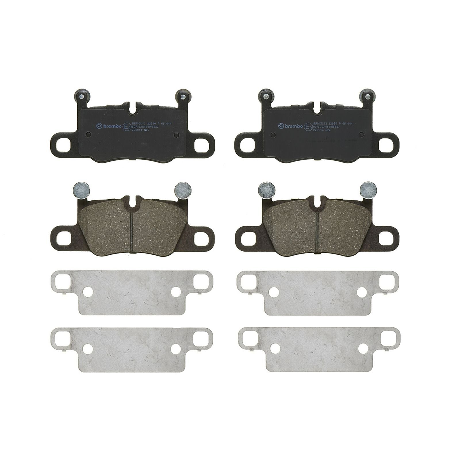 PRIME Low-Met Rear Disc Brake Pad Set - P65044_02