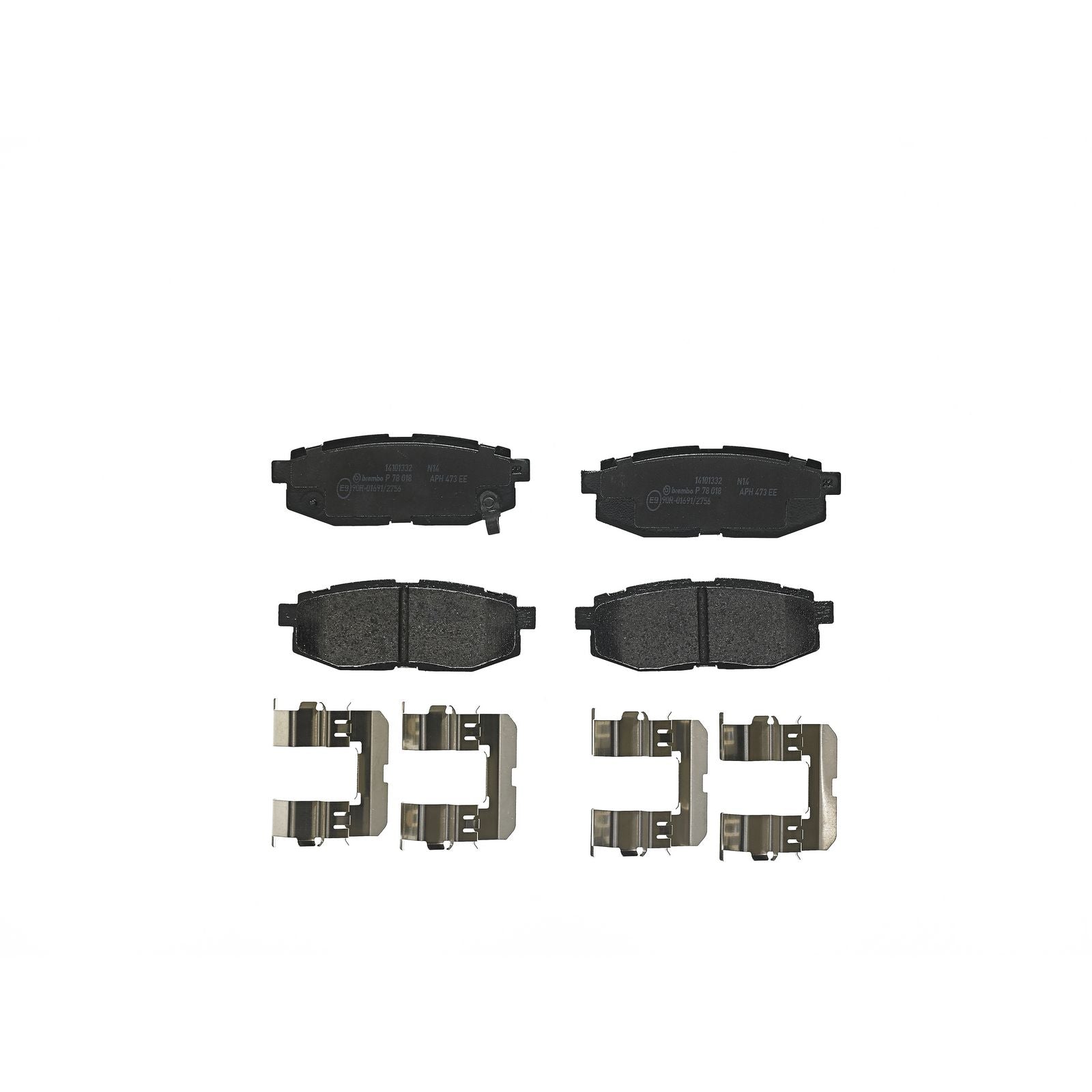 PRIME Low-Met Rear Disc Brake Pad Set - P78018_04