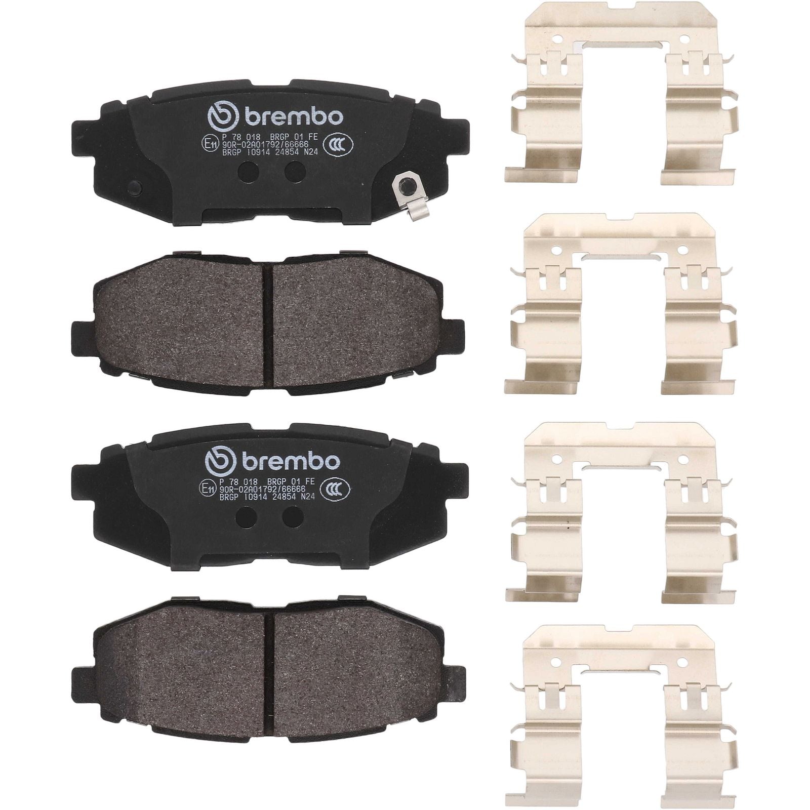 PRIME Low-Met Rear Disc Brake Pad Set - P78018_05