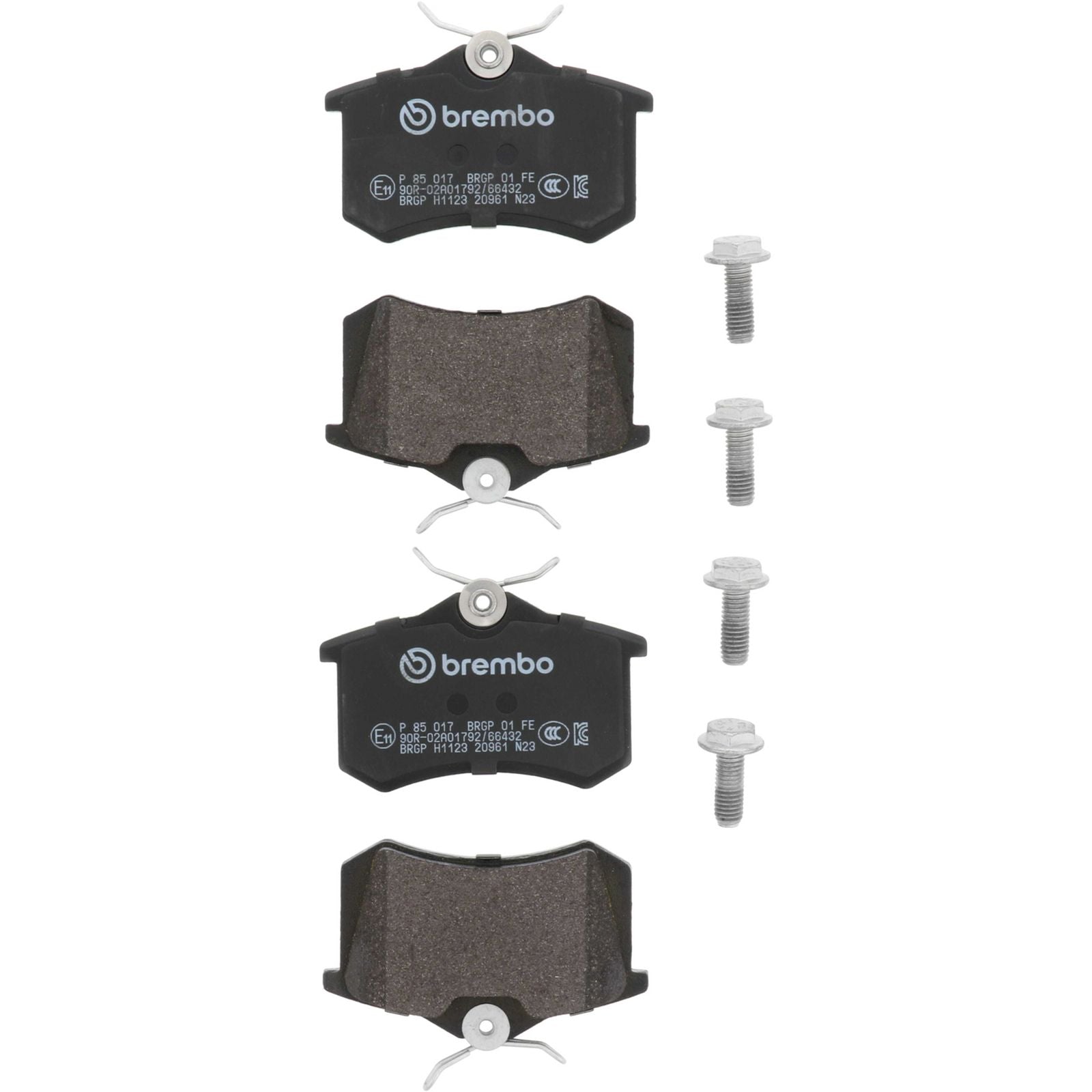PRIME Low-Met Rear Disc Brake Pad Set - P85017_02