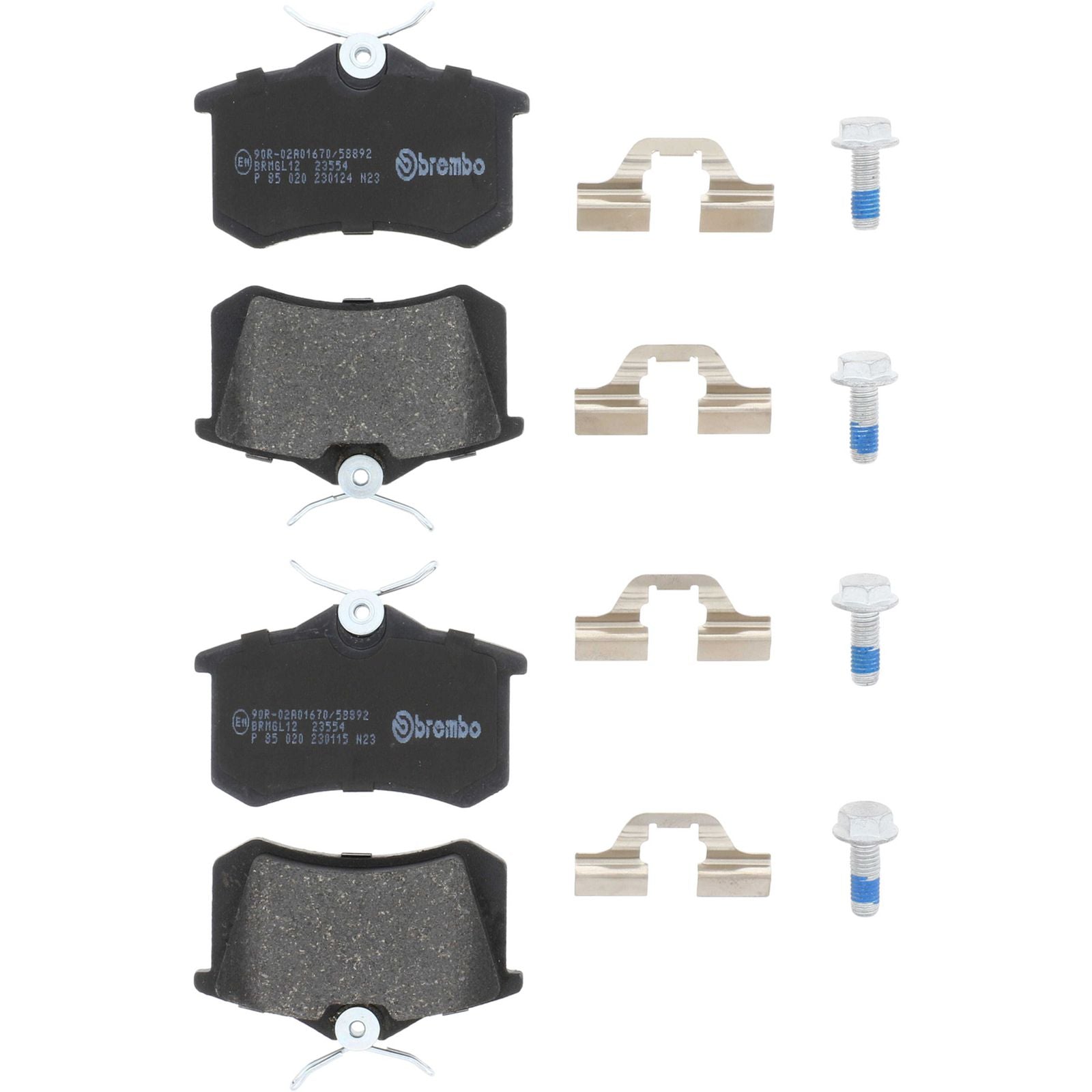 PRIME Low-Met Rear Disc Brake Pad Set - P85020_02