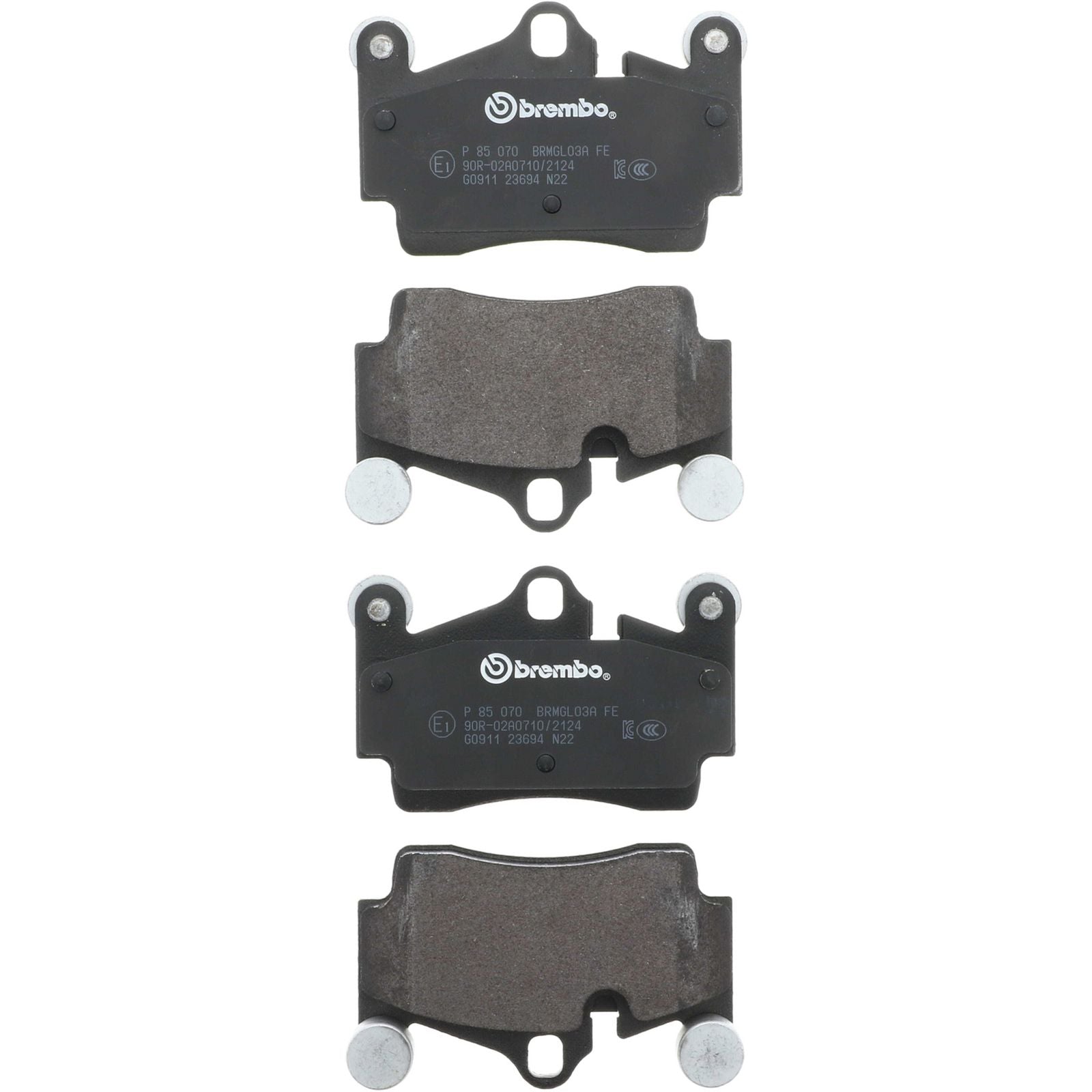 PRIME Low-Met Rear Disc Brake Pad Set - P85070_02