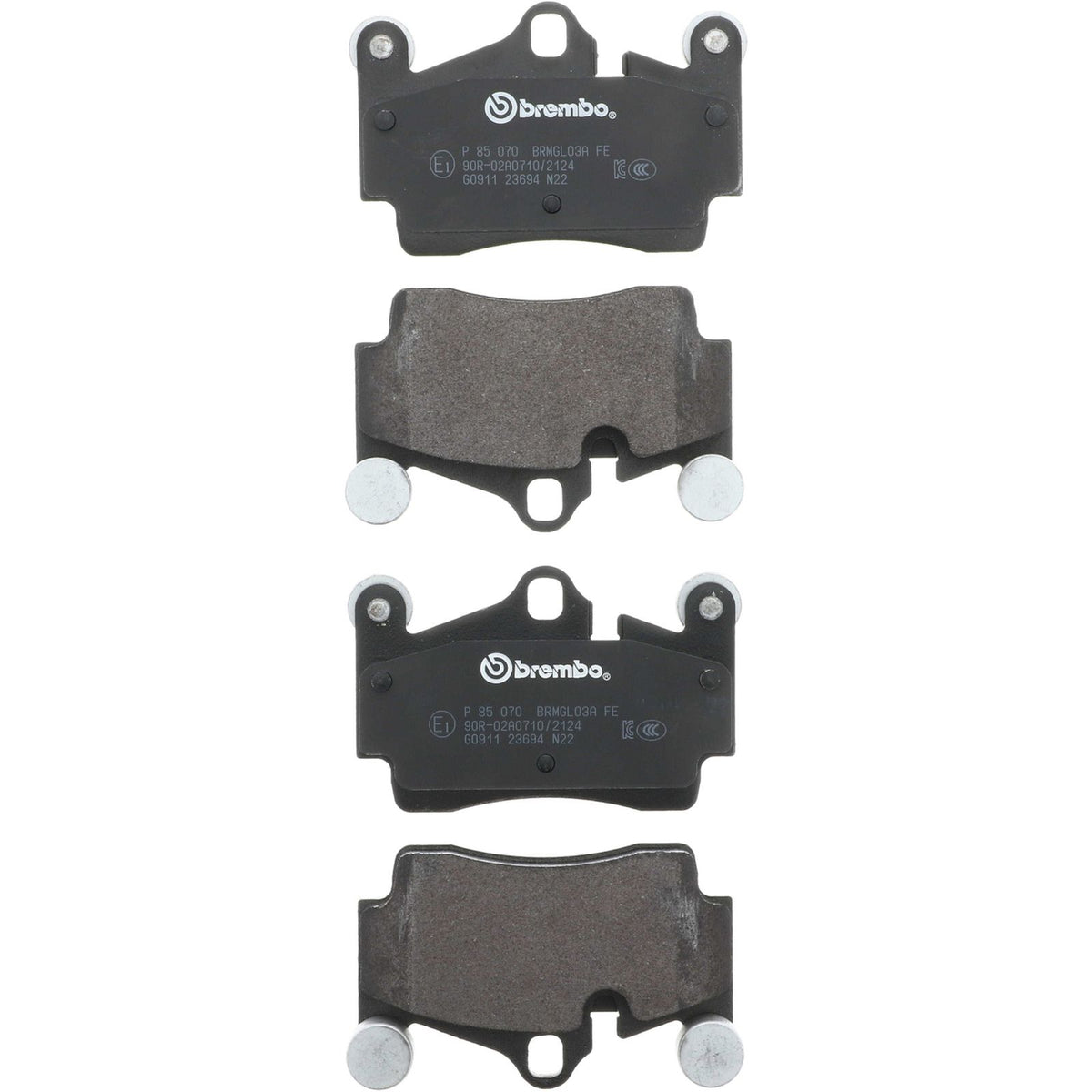 PRIME Low-Met Rear Disc Brake Pad Set - P85070_02
