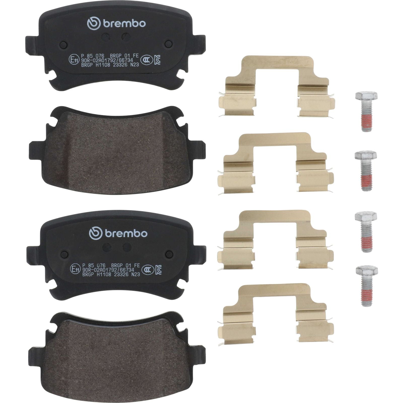 PRIME Low-Met Rear Disc Brake Pad Set - P85076_02