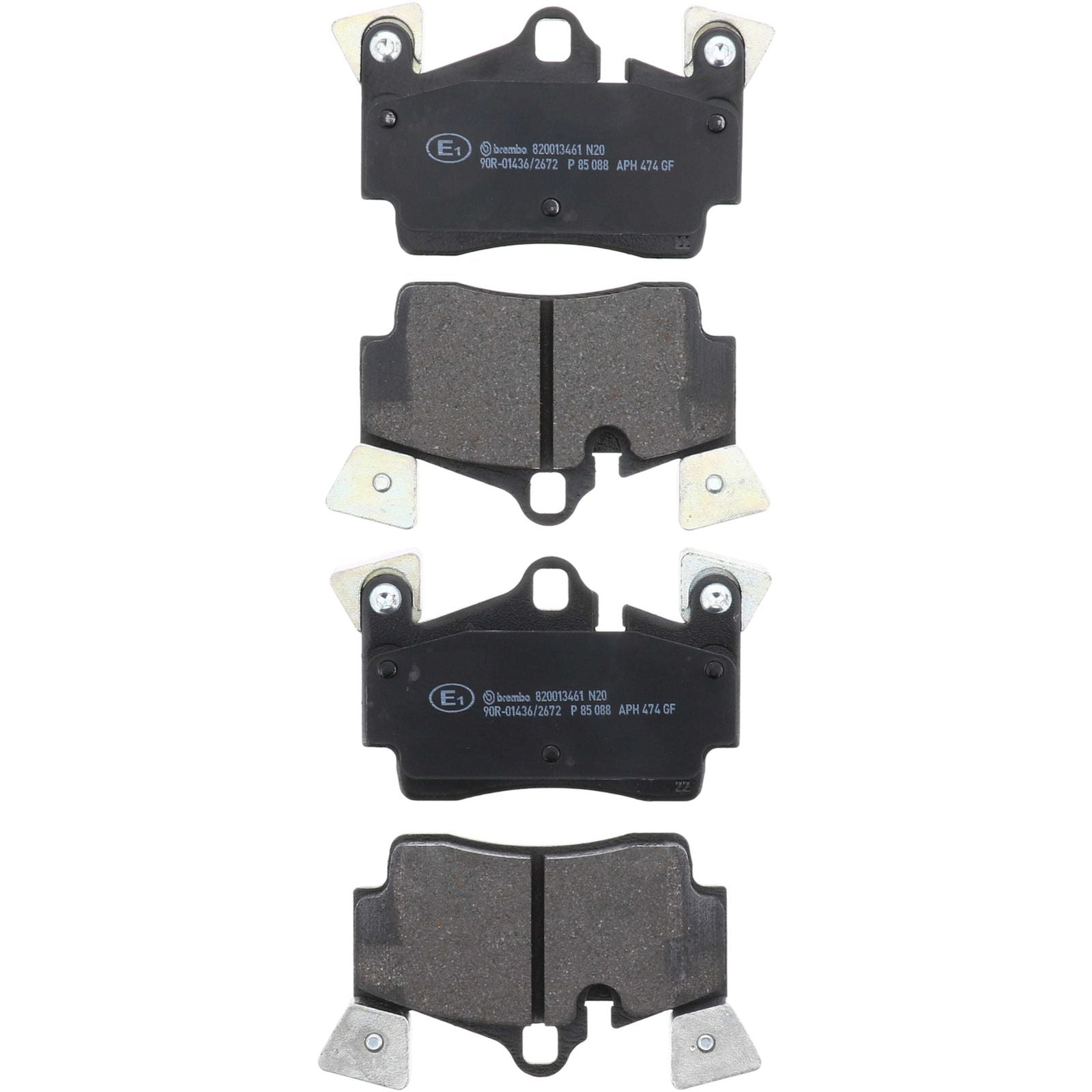 PRIME Low-Met Rear Disc Brake Pad Set - P85088_02