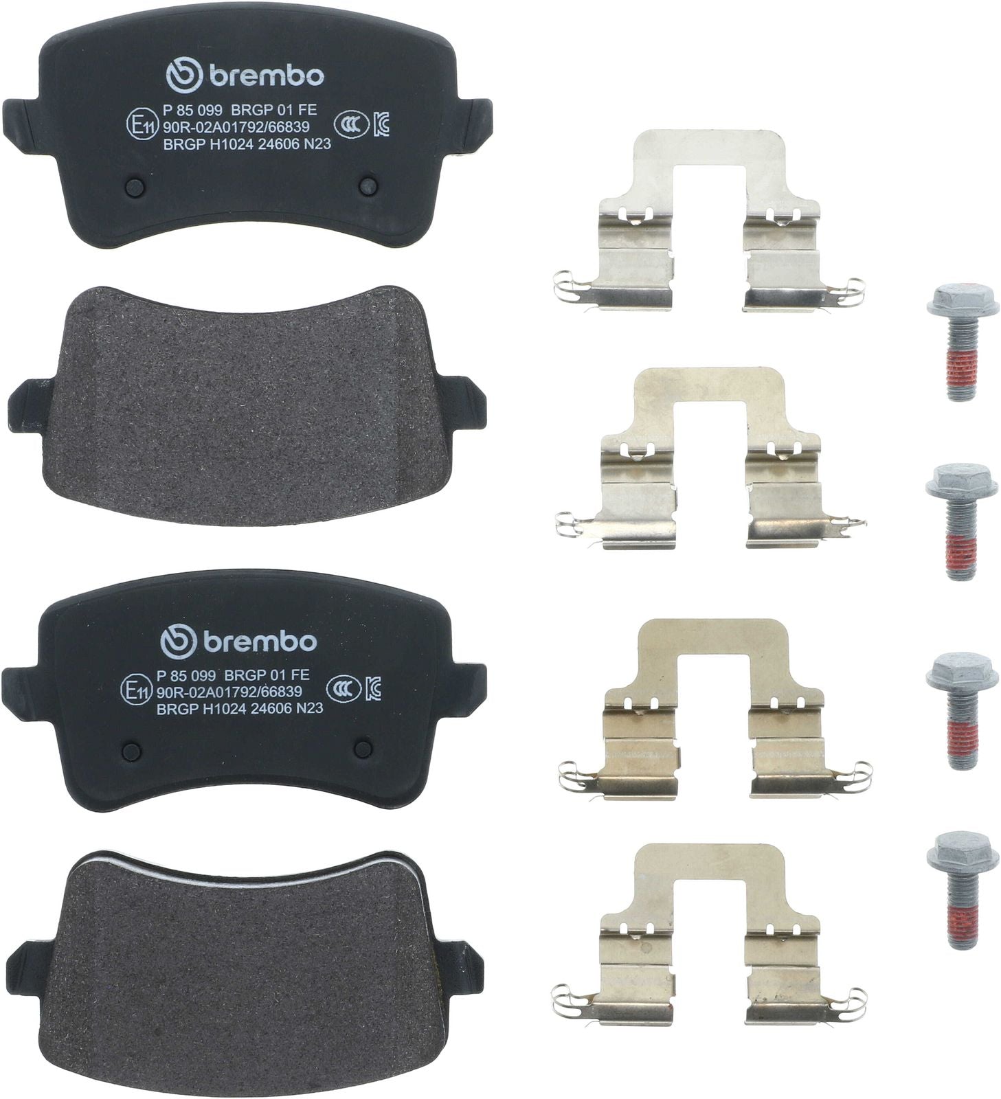 PRIME Low-Met Rear Disc Brake Pad Set - P85099_01