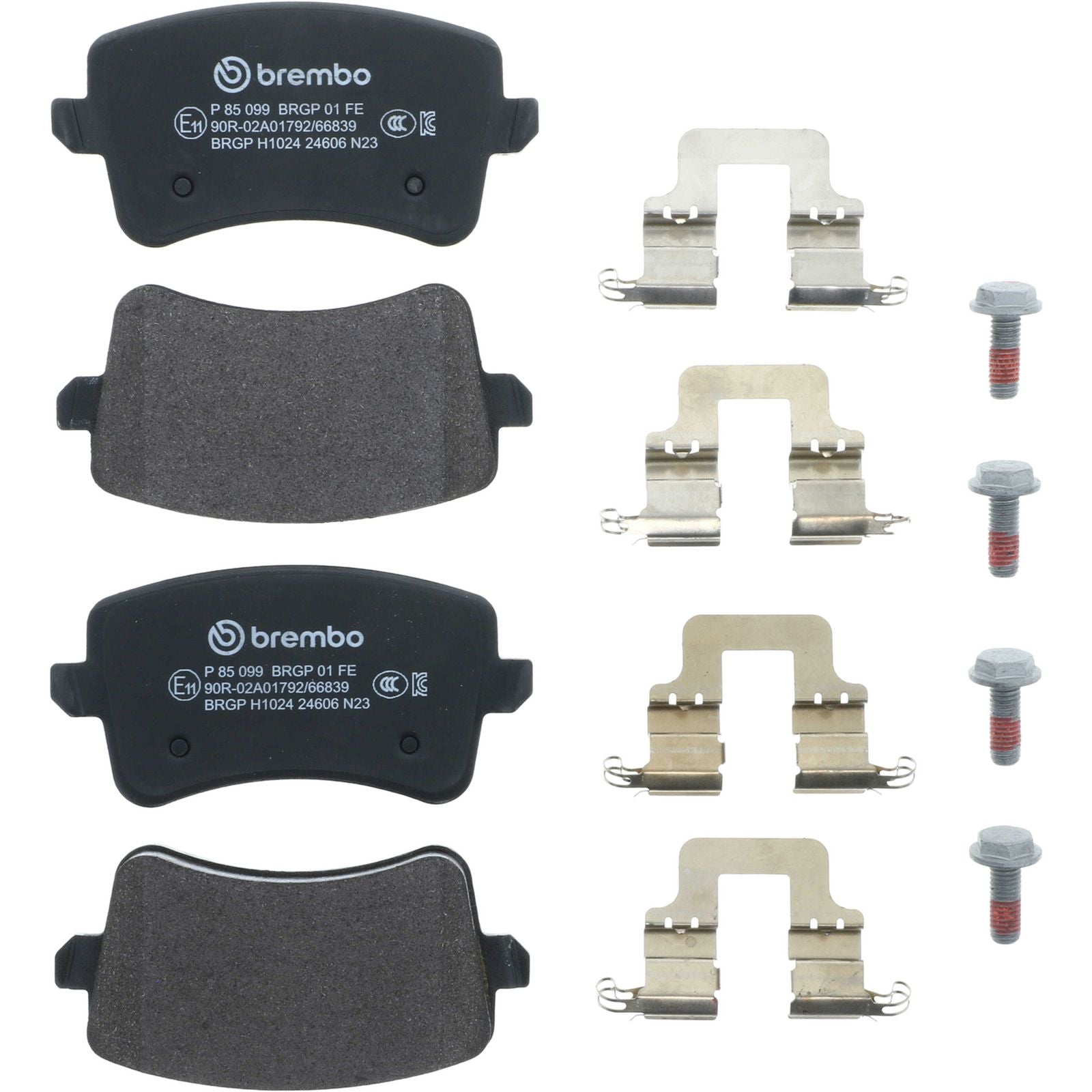 PRIME Low-Met Rear Disc Brake Pad Set - P85099_02