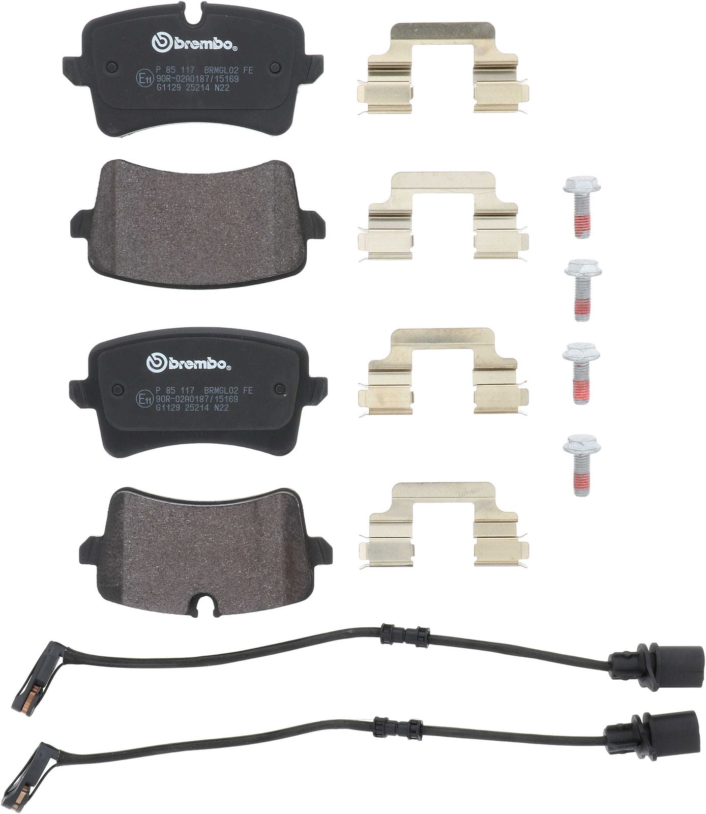 PRIME Low-Met Rear Disc Brake Pad Set - P85117_01