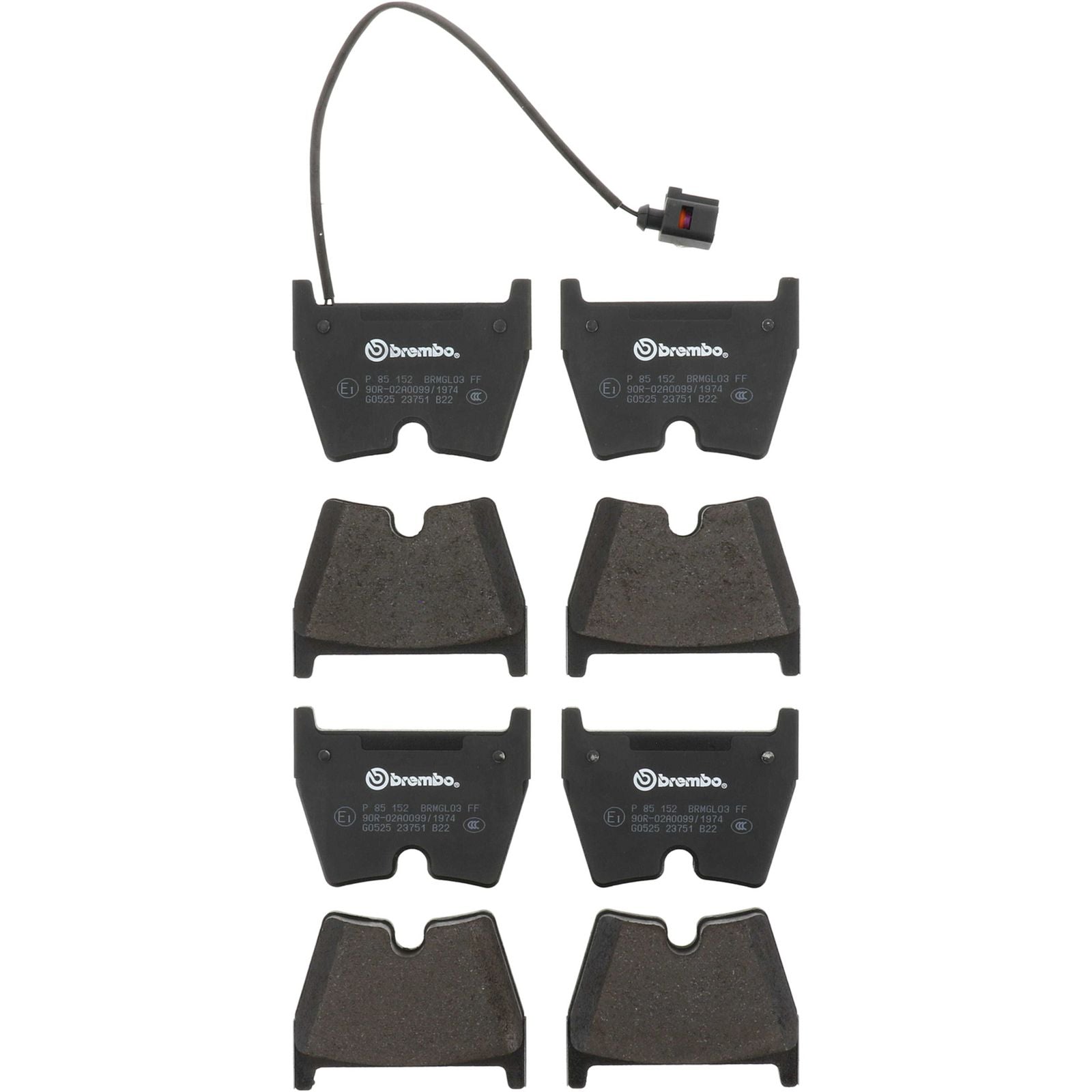 PRIME Low-Met Rear Disc Brake Pad Set - P85152_05