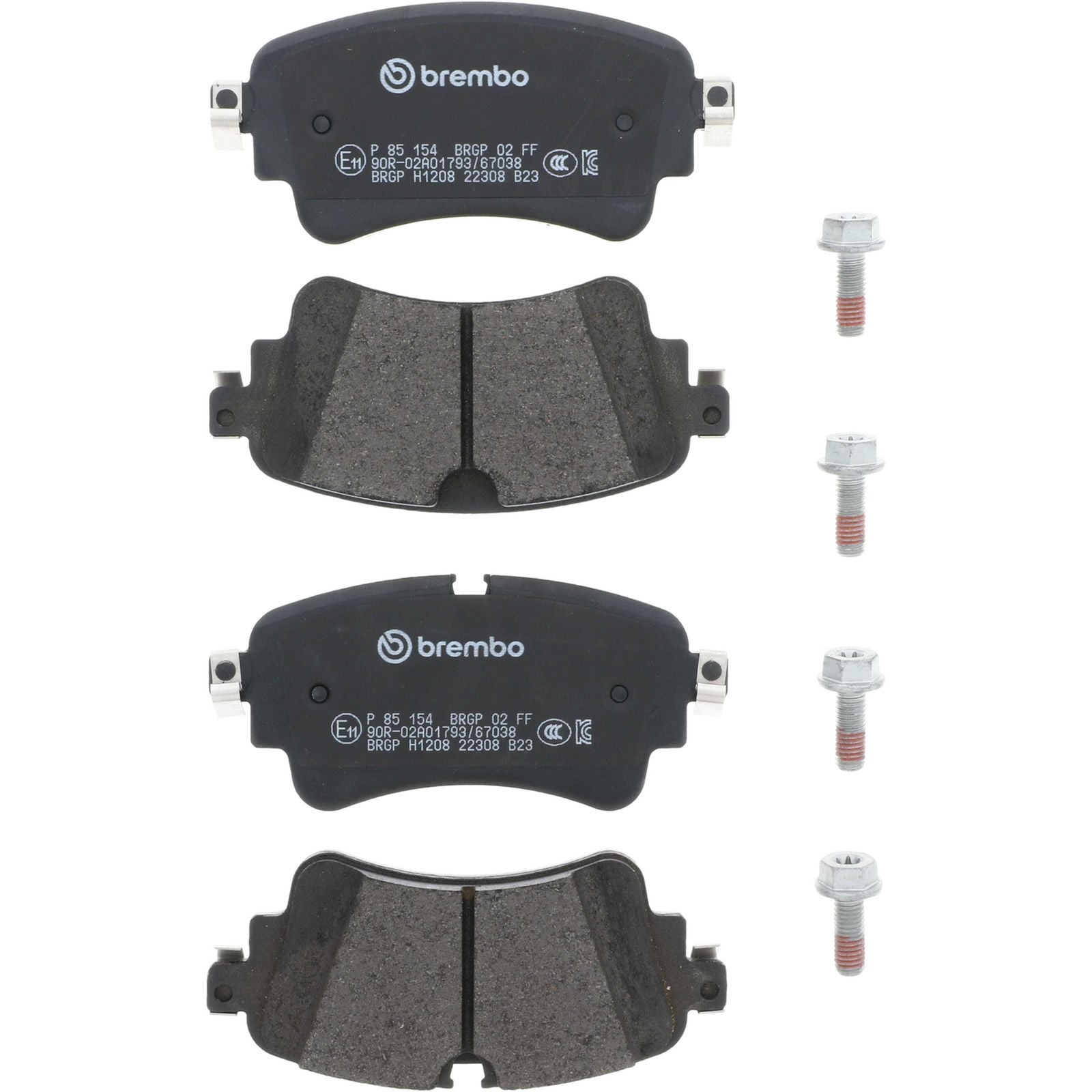 PRIME Low-Met Rear Disc Brake Pad Set - P85154_05