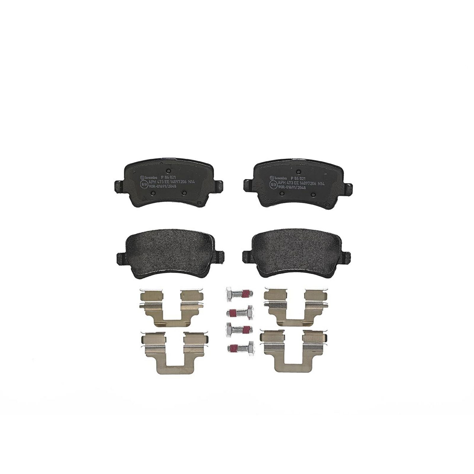 PRIME Low-Met Rear Disc Brake Pad Set - P86021_02