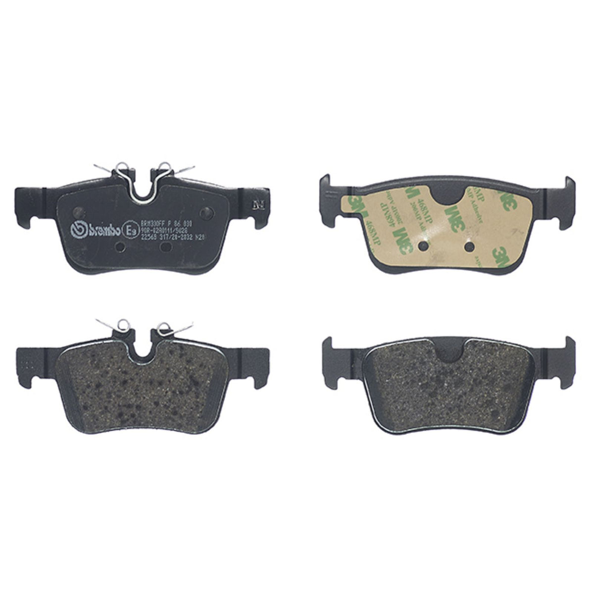 PRIME Low-Met Rear Disc Brake Pad Set - P86030_02