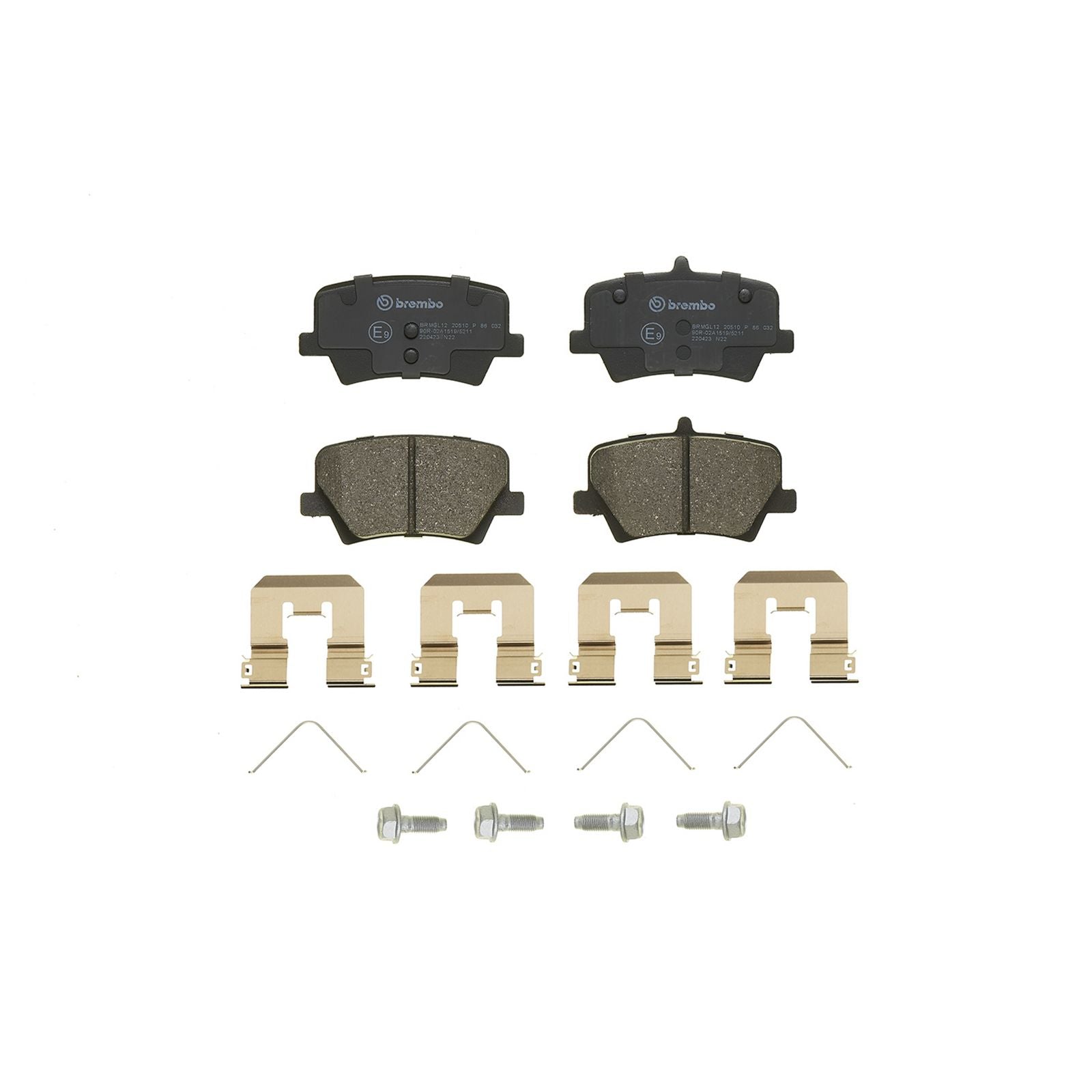 PRIME Low-Met Rear Disc Brake Pad Set - P86032_03