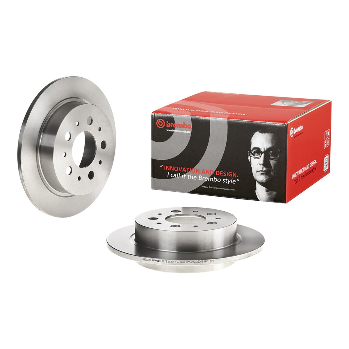 PRIME Rear Disc Brake Rotor - 08.7768.10_01