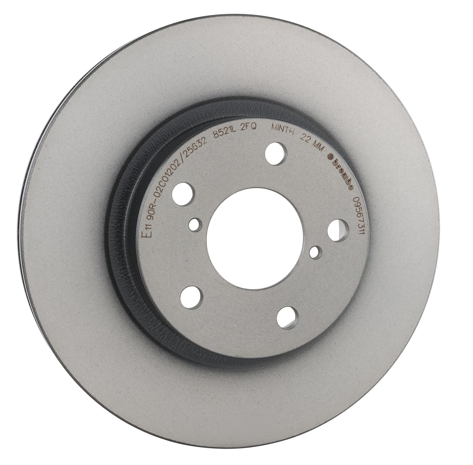 PRIME UV Coated Front Disc Brake Rotor - 09.5673.11_30