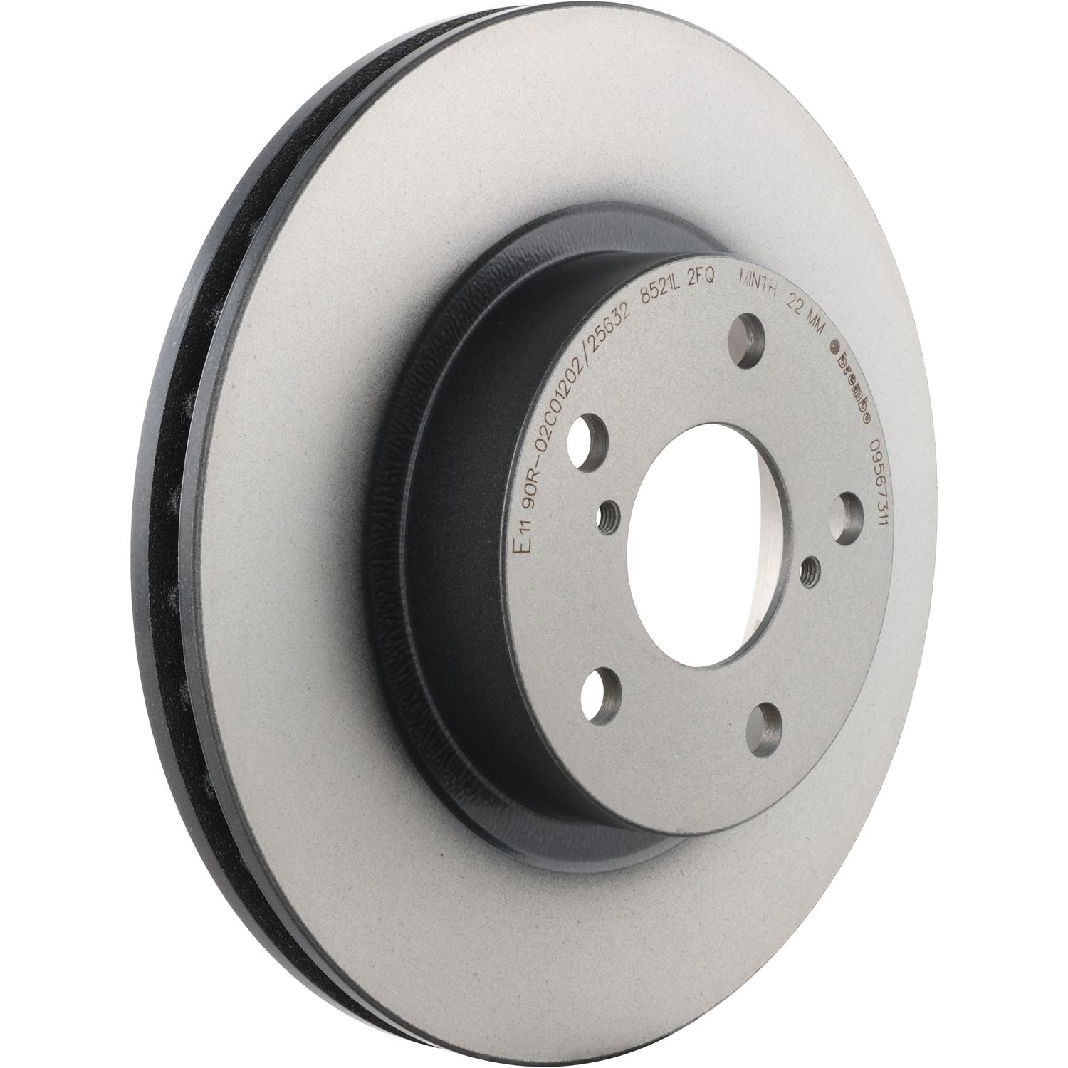 PRIME UV Coated Front Disc Brake Rotor - 09.5673.11_02