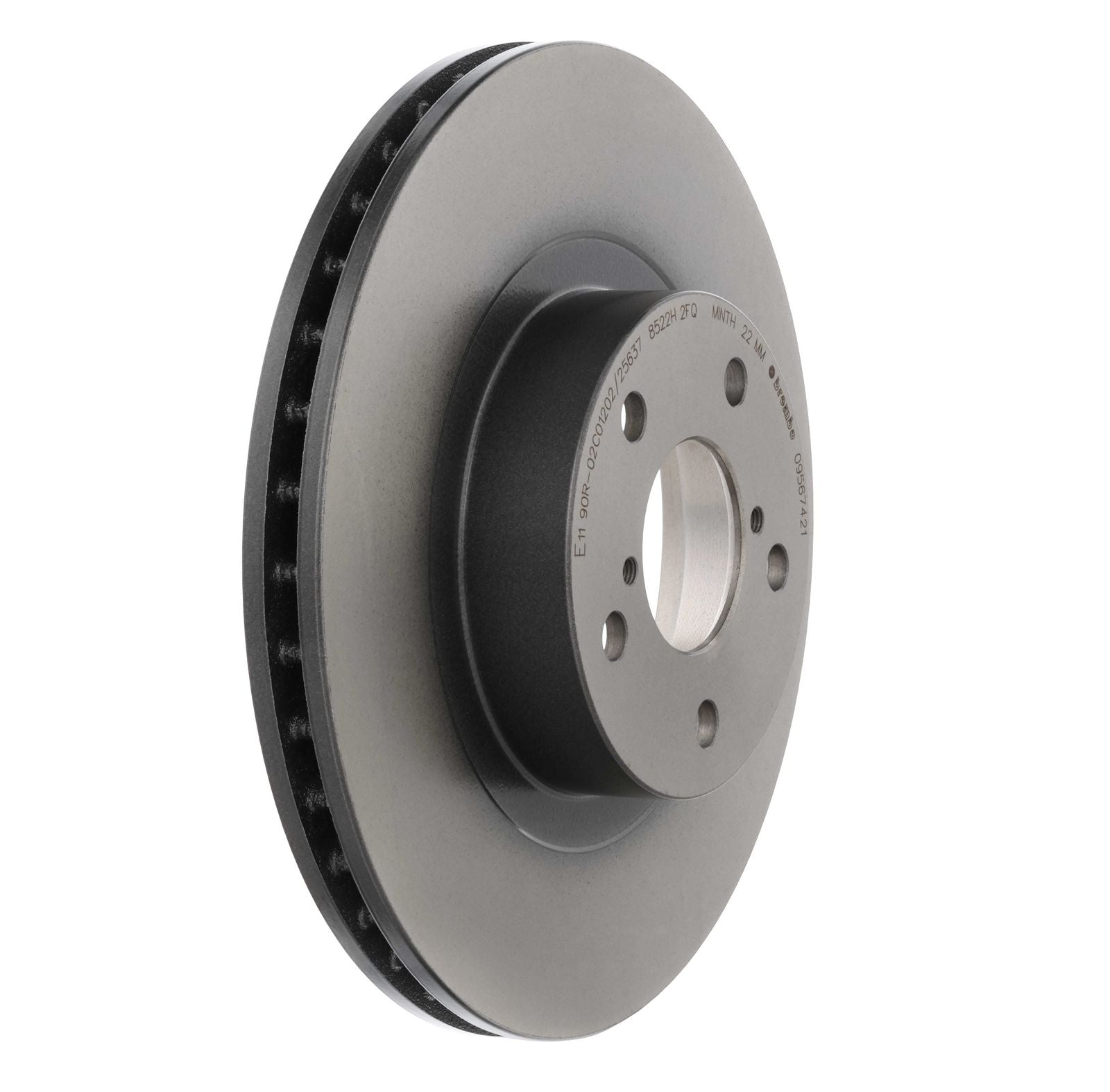 PRIME UV Coated Front Disc Brake Rotor - 09.5674.21_26
