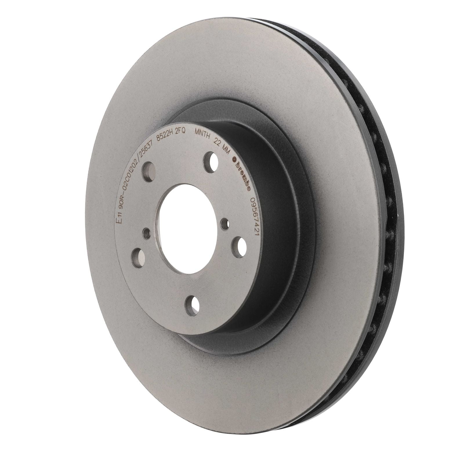 PRIME UV Coated Front Disc Brake Rotor - 09.5674.21_09
