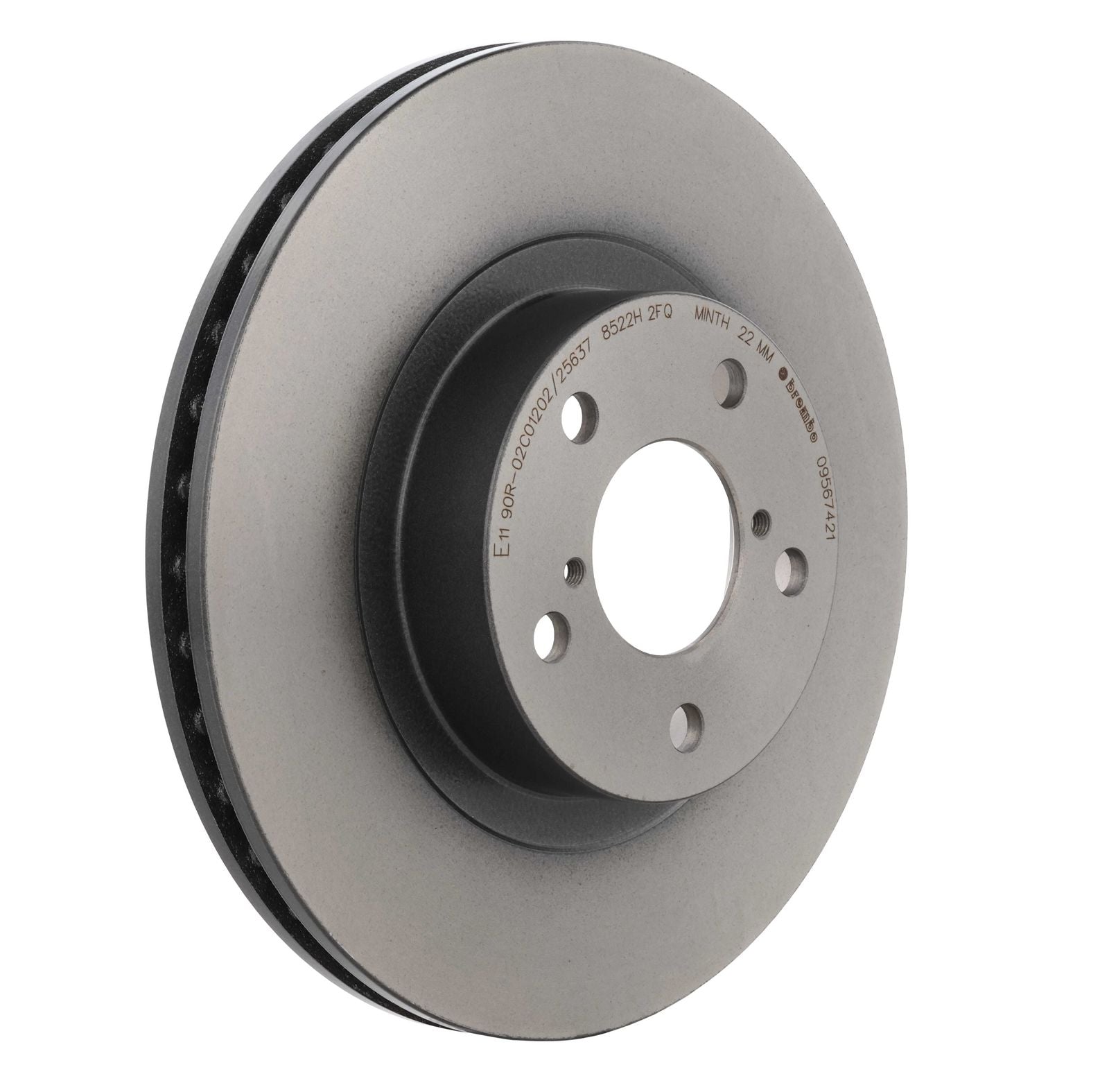 PRIME UV Coated Front Disc Brake Rotor - 09.5674.21_27