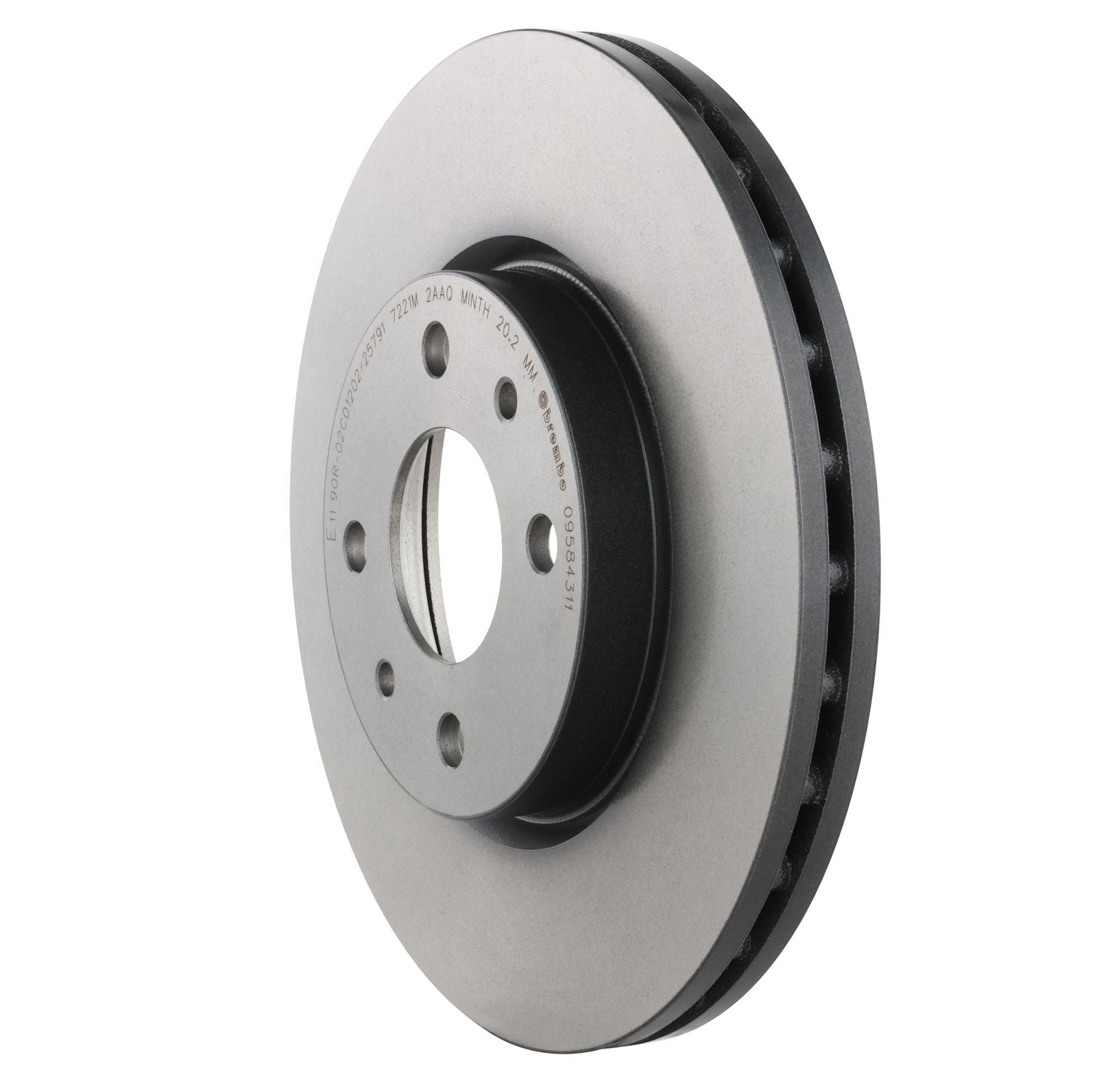 PRIME UV Coated Front Disc Brake Rotor - 09.5843.11_11