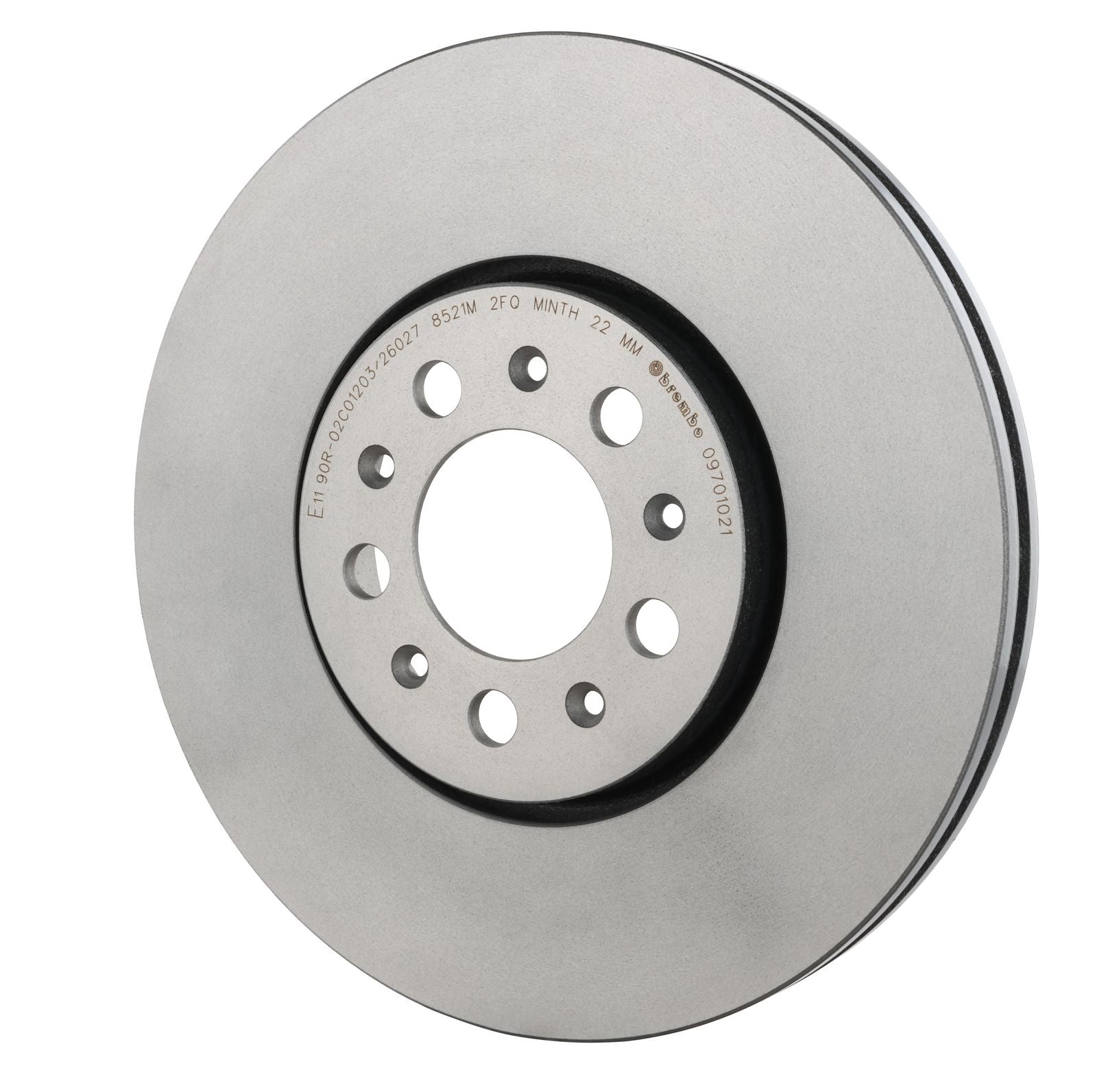 PRIME UV Coated Front Disc Brake Rotor - 09.7010.21_09