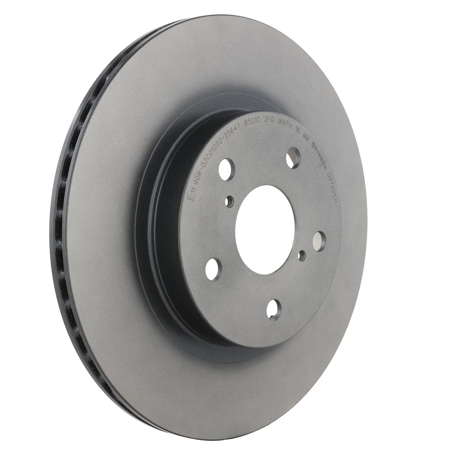 PRIME UV Coated Front Disc Brake Rotor - 09.7225.11_27
