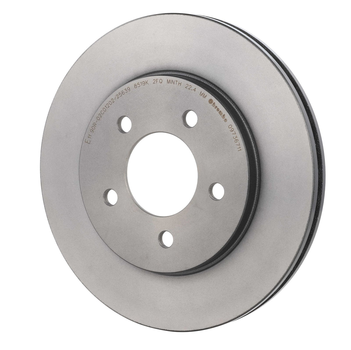 PRIME UV Coated Front Disc Brake Rotor - 09.7367.11_09