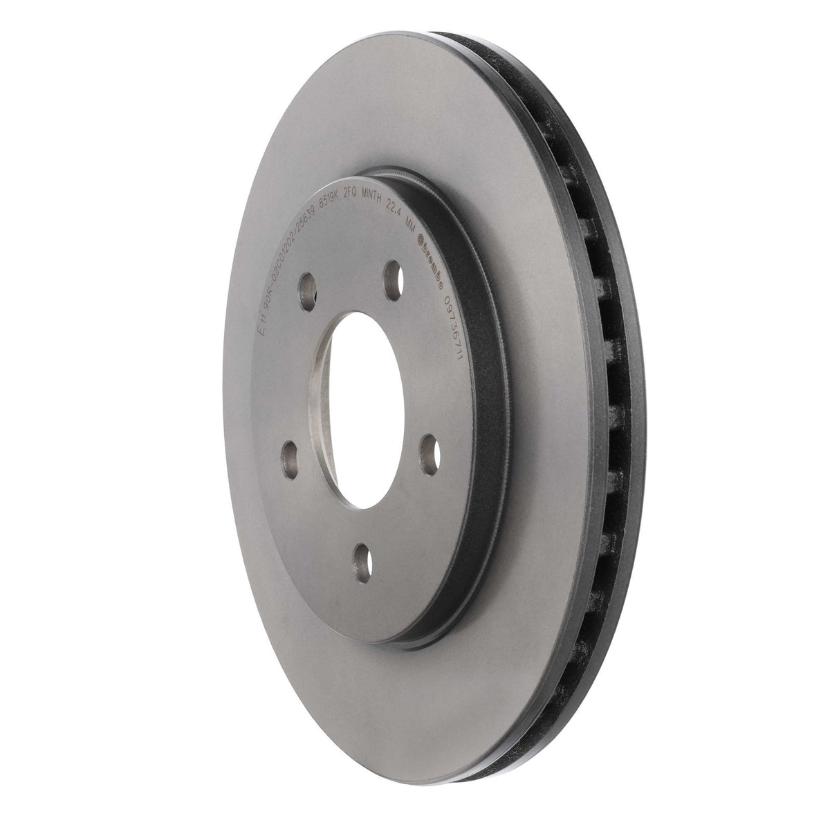 PRIME UV Coated Front Disc Brake Rotor - 09.7367.11_11