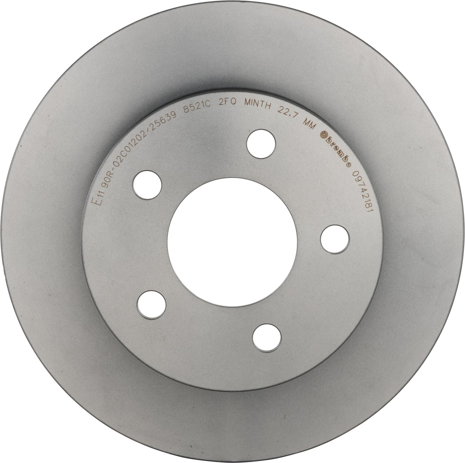 PRIME UV Coated Front Disc Brake Rotor - 09.7421.81_03