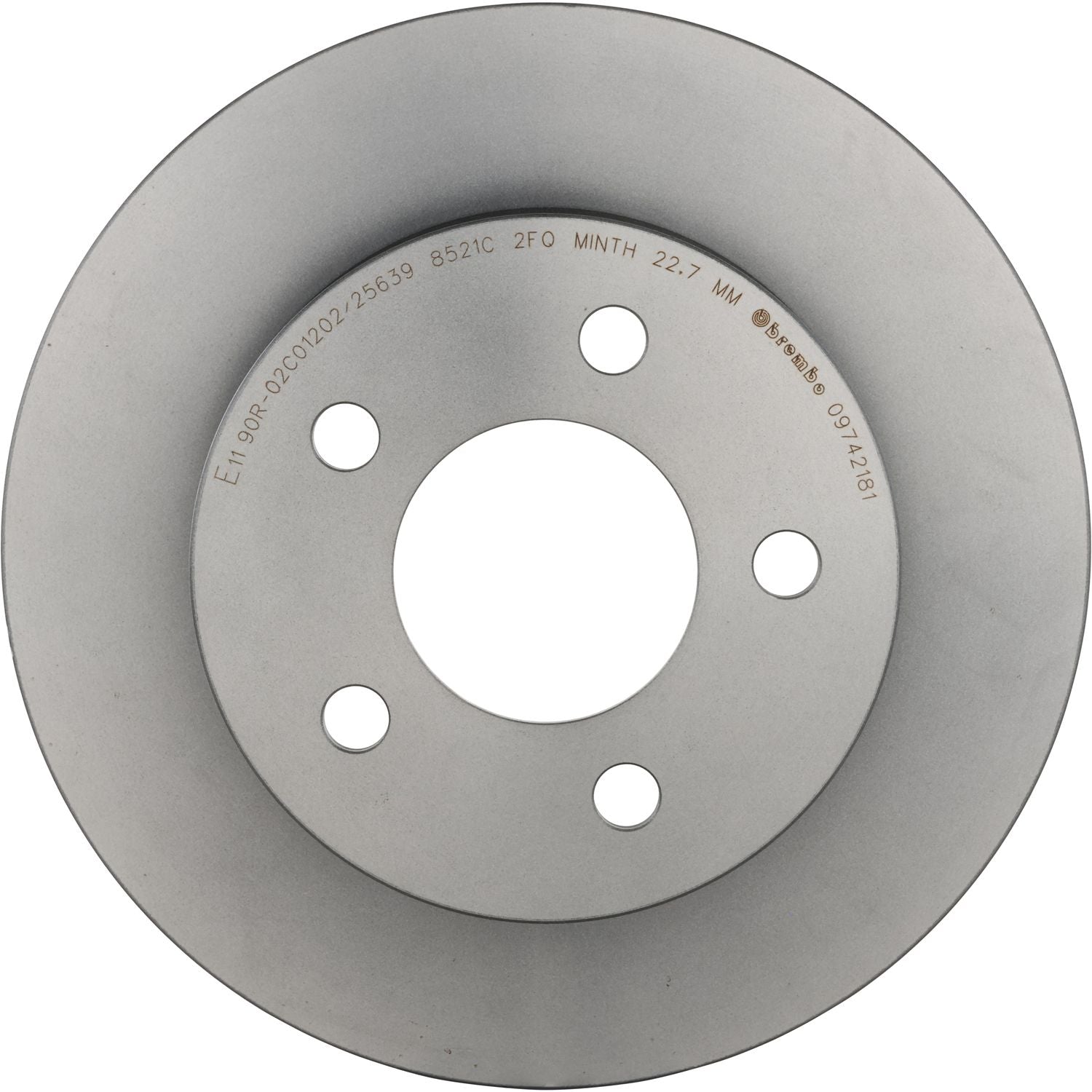 PRIME UV Coated Front Disc Brake Rotor - 09.7421.81_02