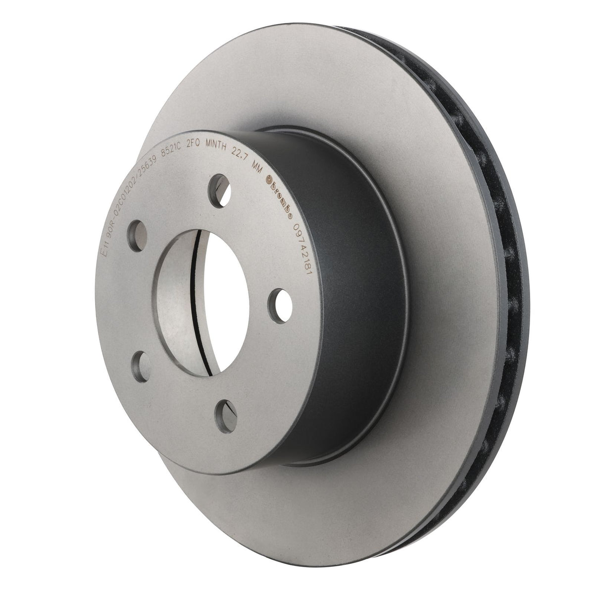 PRIME UV Coated Front Disc Brake Rotor - 09.7421.81_09