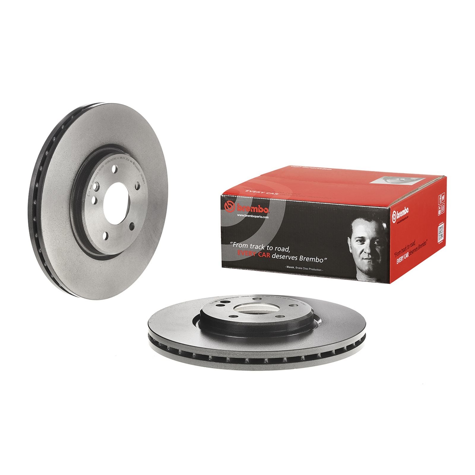 PRIME UV Coated Front Disc Brake Rotor - 09.7808.11_01