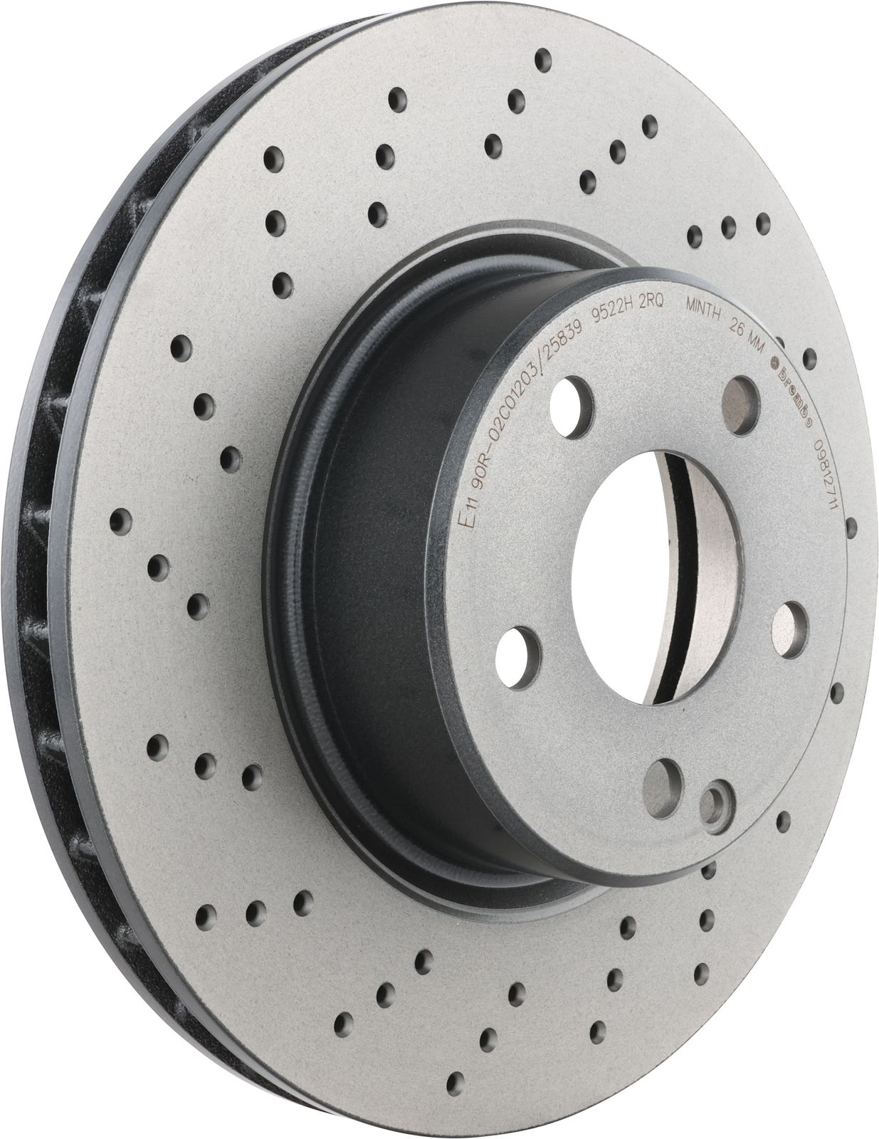 PRIME UV Coated Front Disc Brake Rotor - 09.8127.11_01