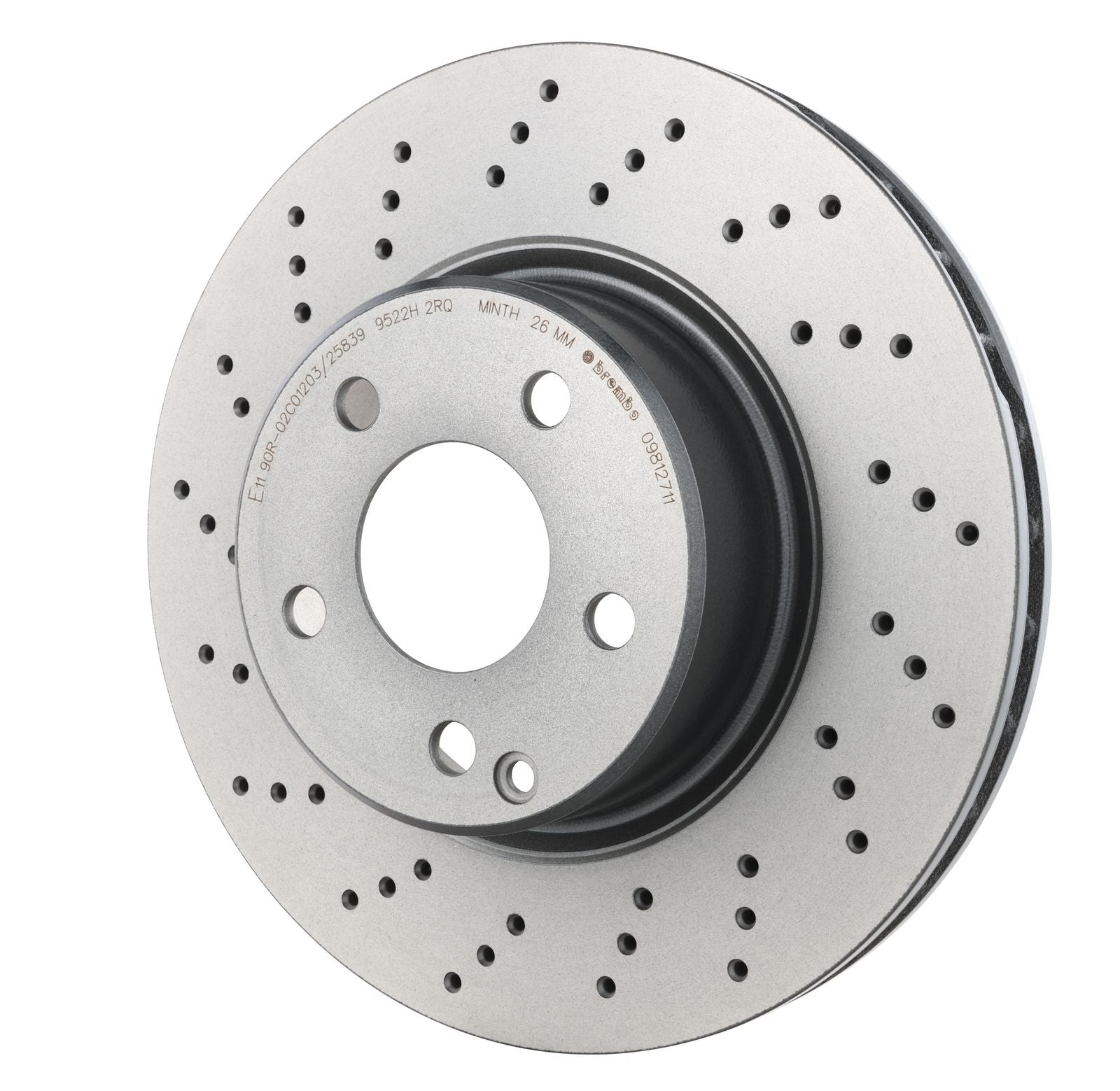 PRIME UV Coated Front Disc Brake Rotor - 09.8127.11_09