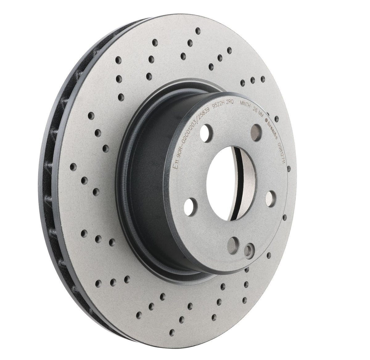 PRIME UV Coated Front Disc Brake Rotor - 09.8127.11_28