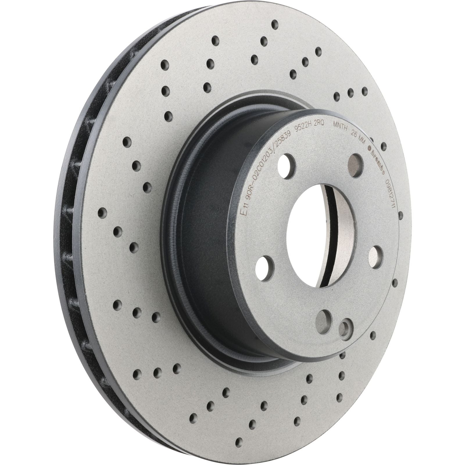 PRIME UV Coated Front Disc Brake Rotor - 09.8127.11_01