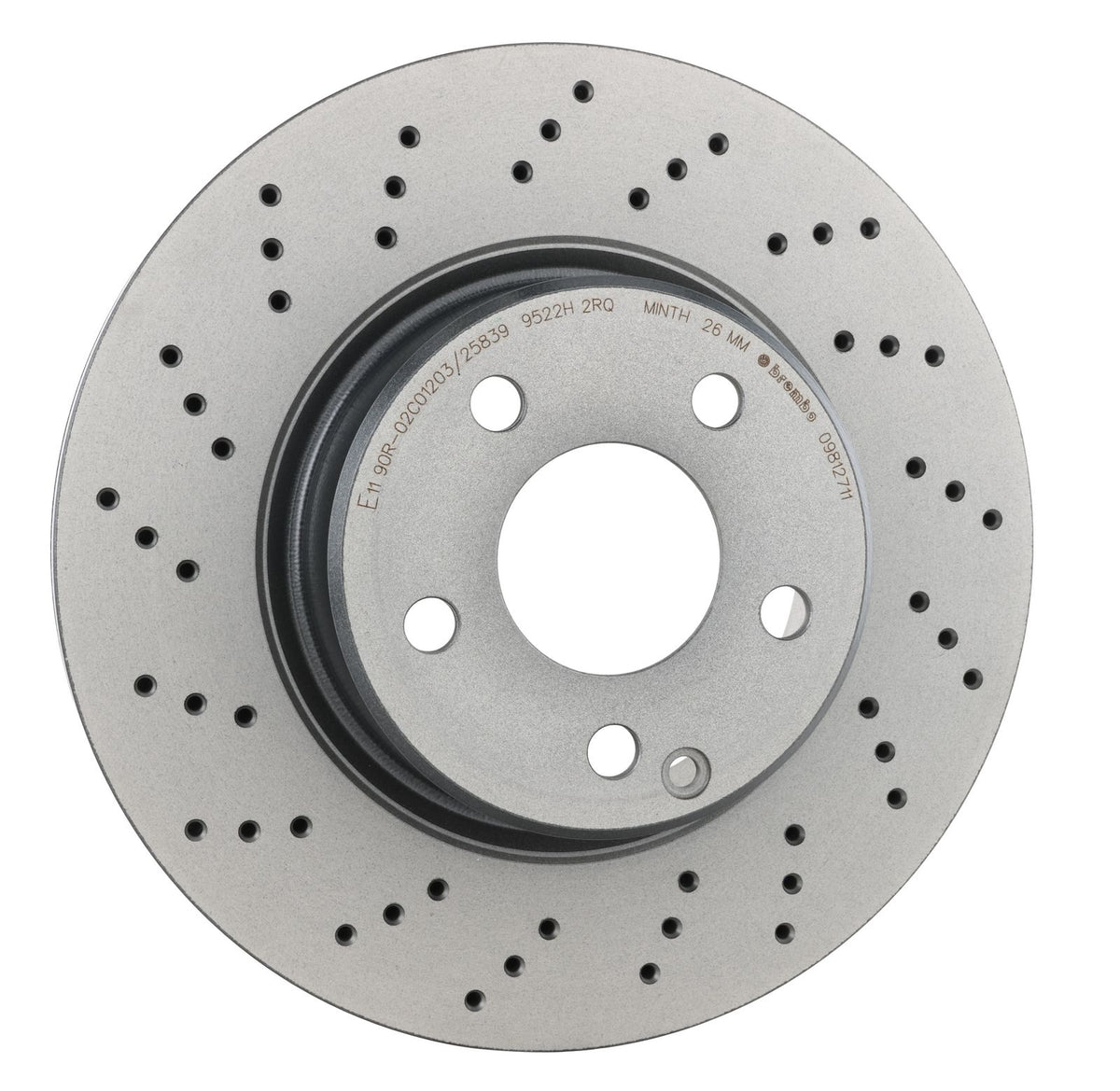 PRIME UV Coated Front Disc Brake Rotor - 09.8127.11_30
