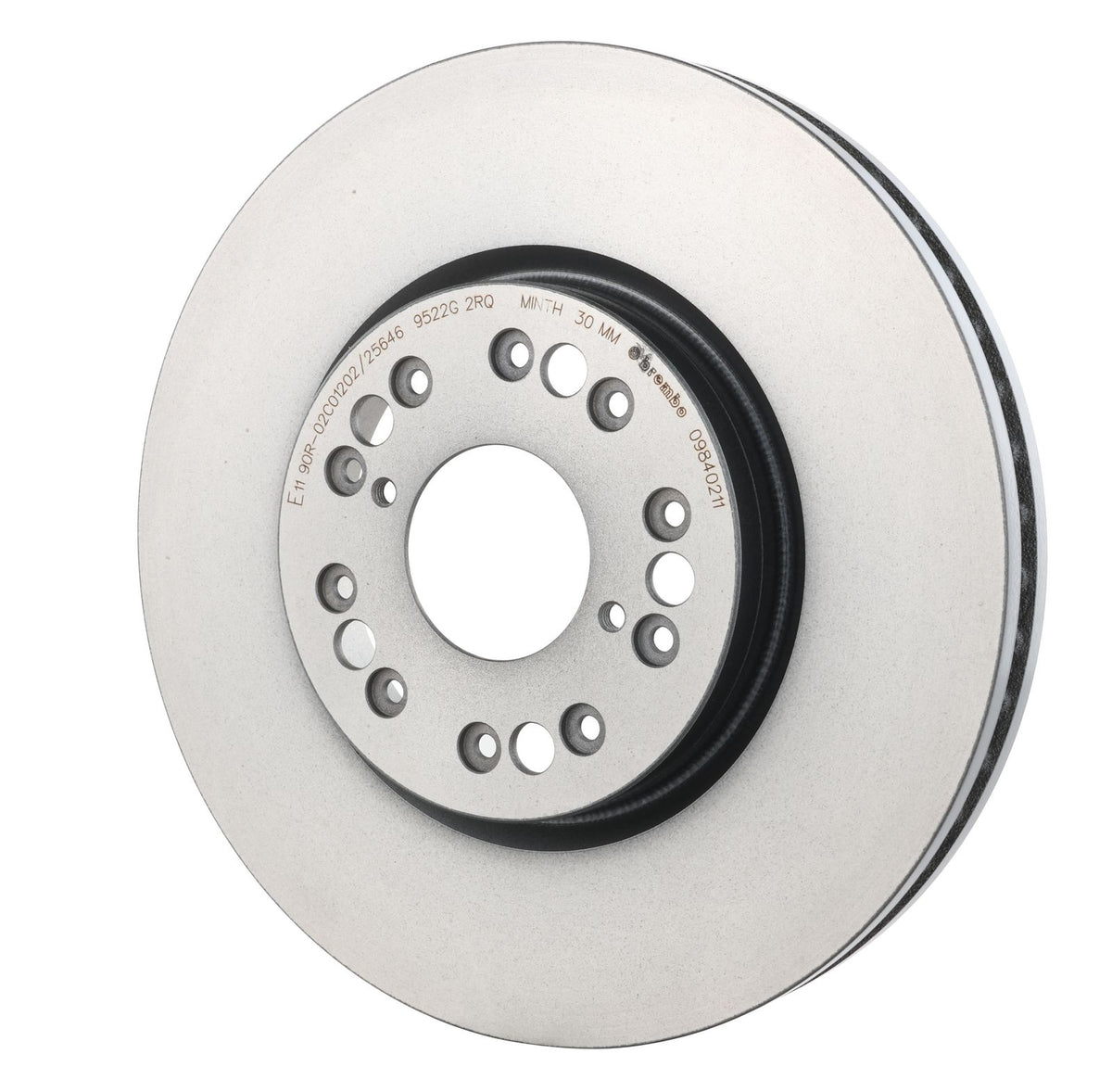 PRIME UV Coated Front Disc Brake Rotor - 09.8402.11_09