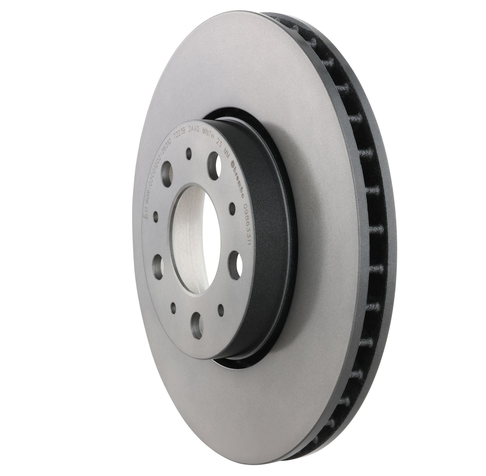 PRIME UV Coated Front Disc Brake Rotor - 09.8633.11_12