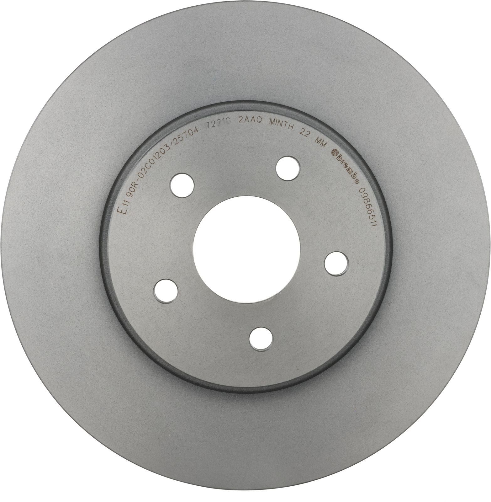 PRIME UV Coated Front Disc Brake Rotor - 09.8665.11_03