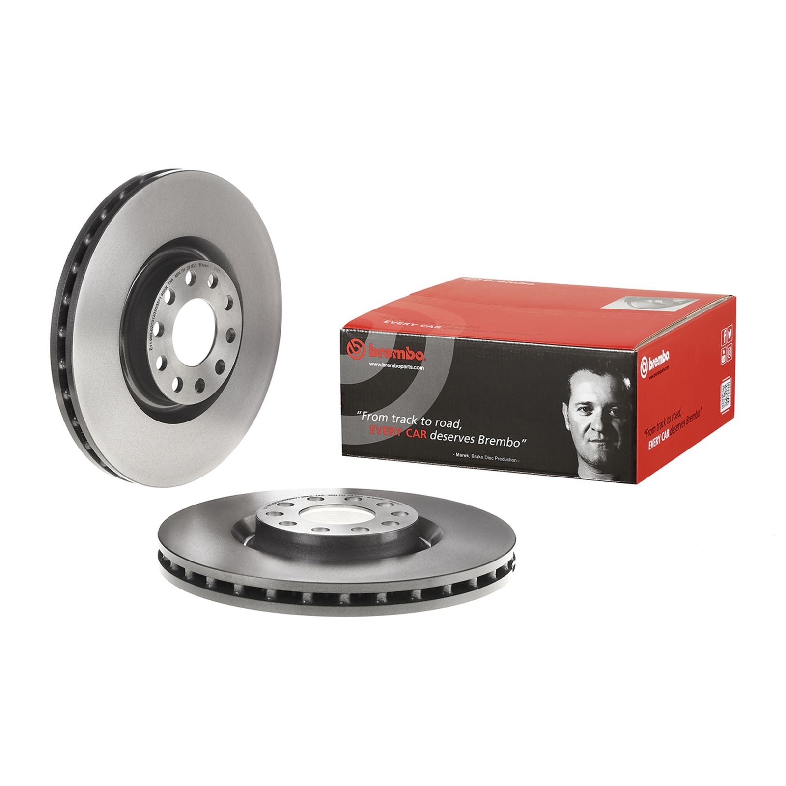 PRIME UV Coated Front Disc Brake Rotor - 09.8689.11_01