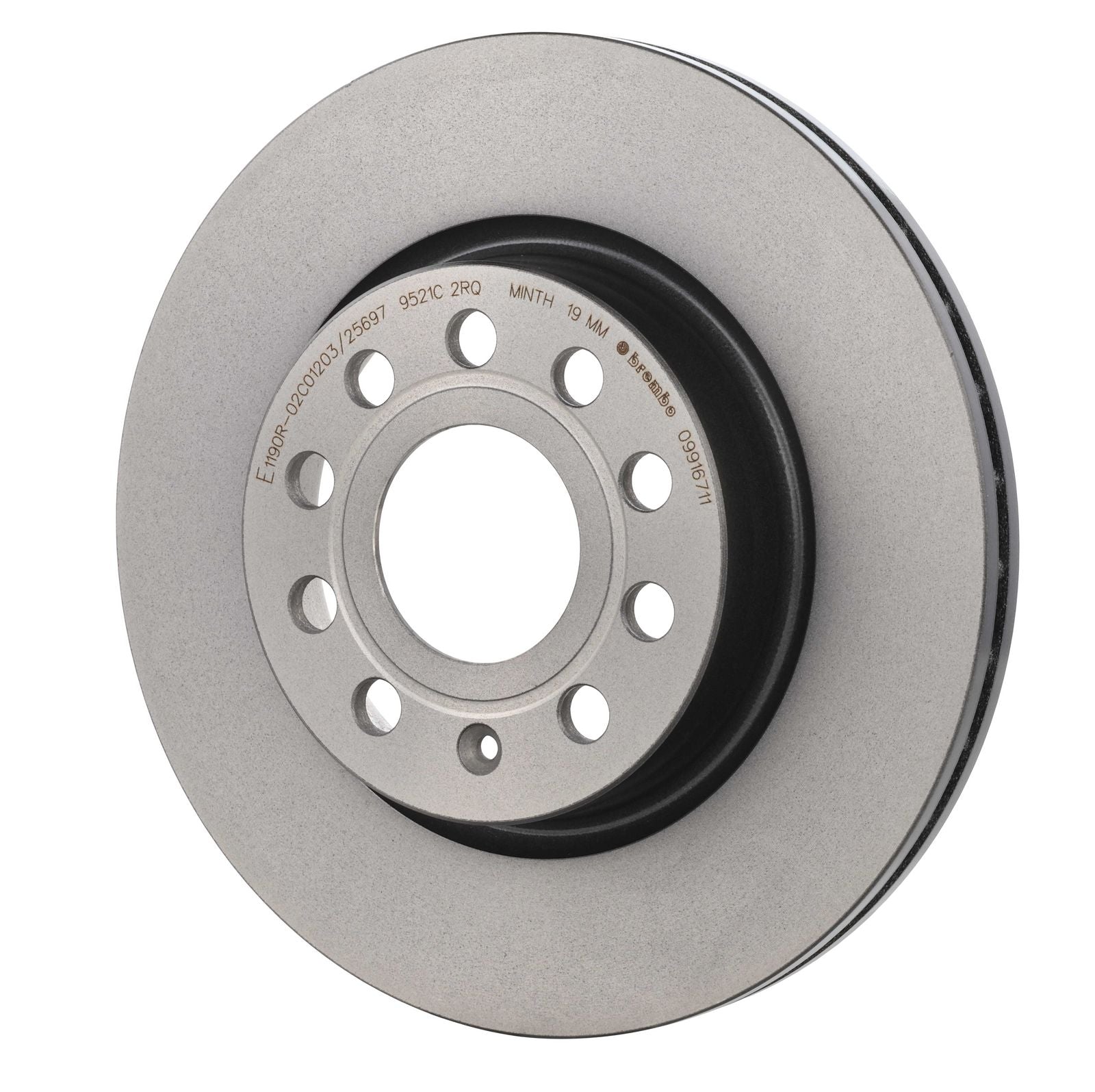 PRIME UV Coated Front Disc Brake Rotor - 09.9167.11_09