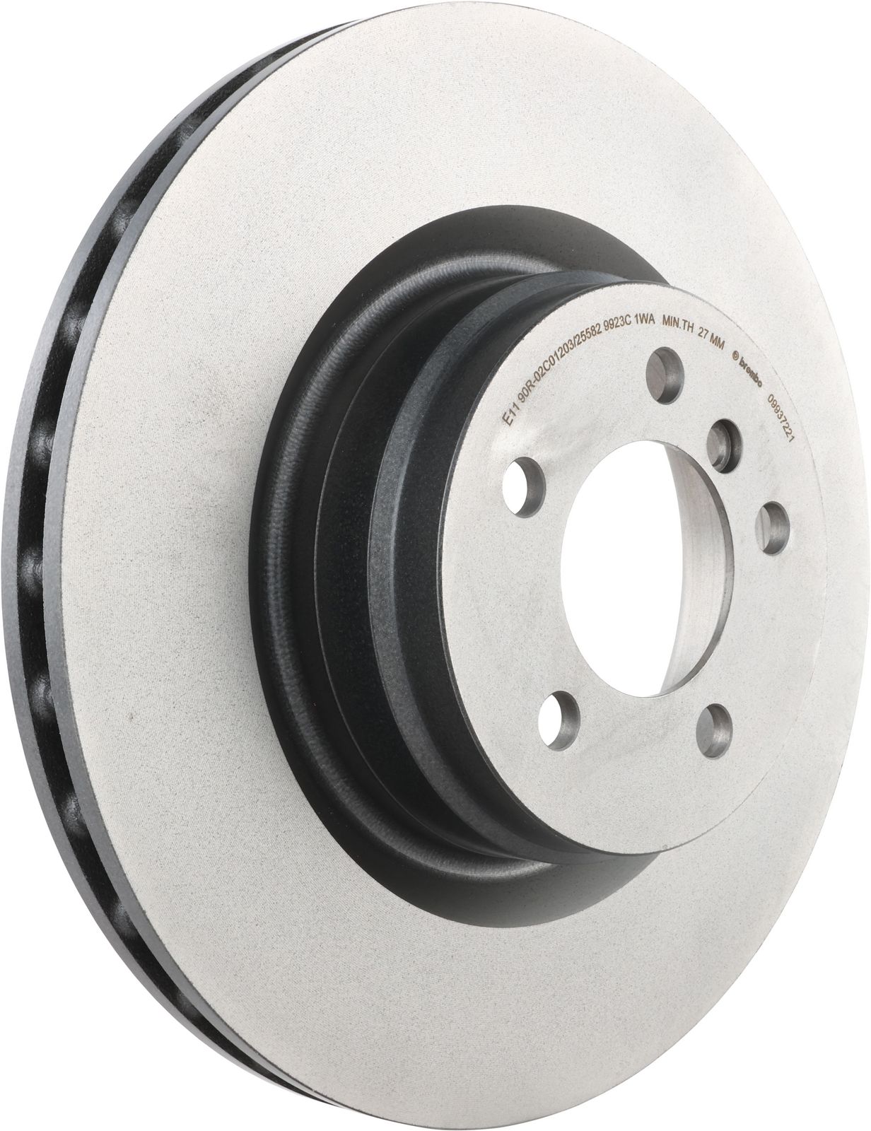 PRIME UV Coated Front Disc Brake Rotor - 09.9372.21_01