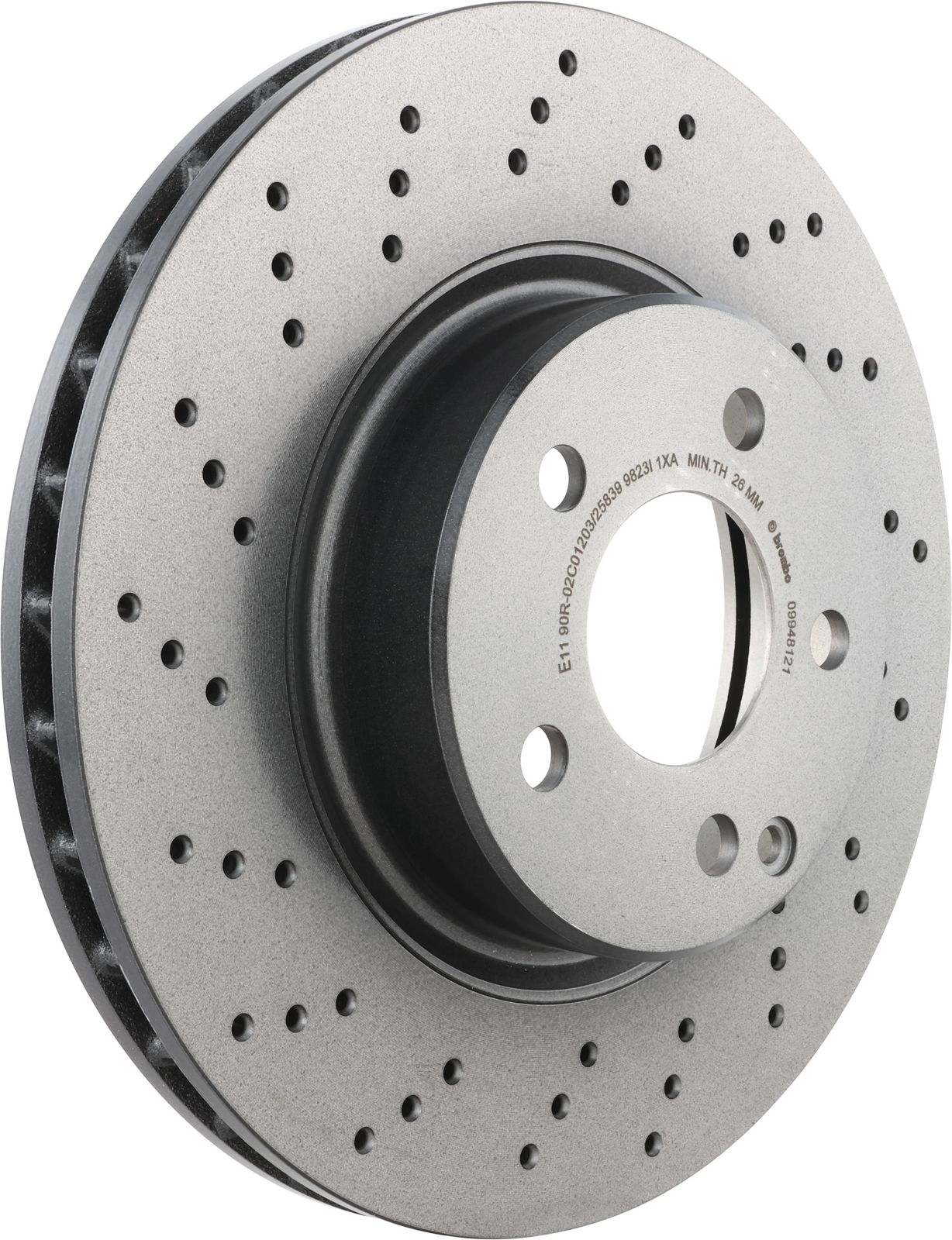 PRIME UV Coated Front Disc Brake Rotor - 09.9481.21_01